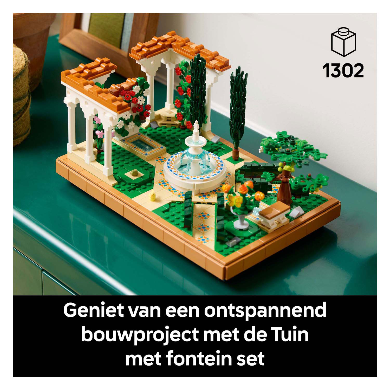 LEGO Icons 10359 Tuin met Fontein