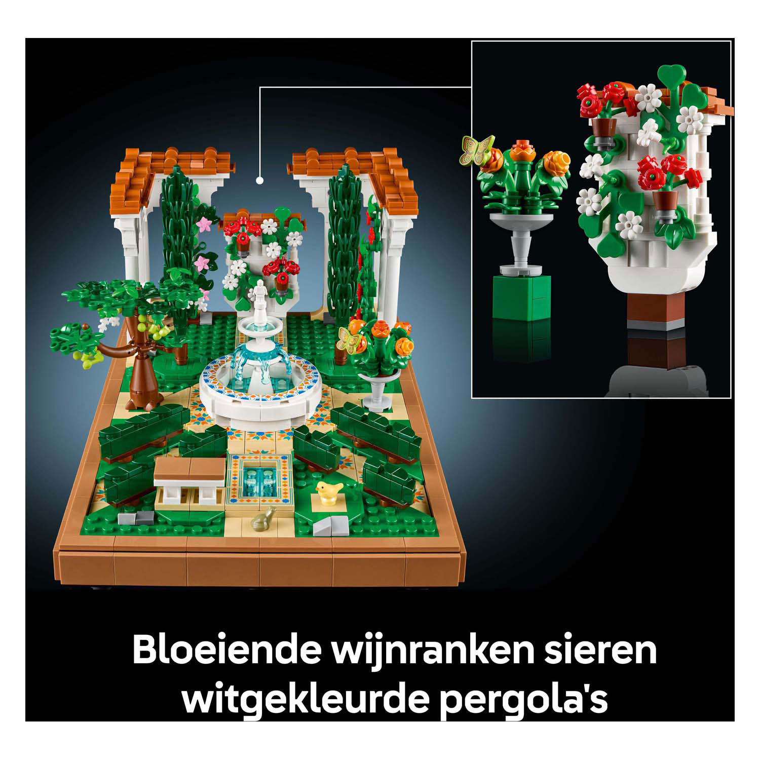 LEGO Icons 10359 Tuin met Fontein