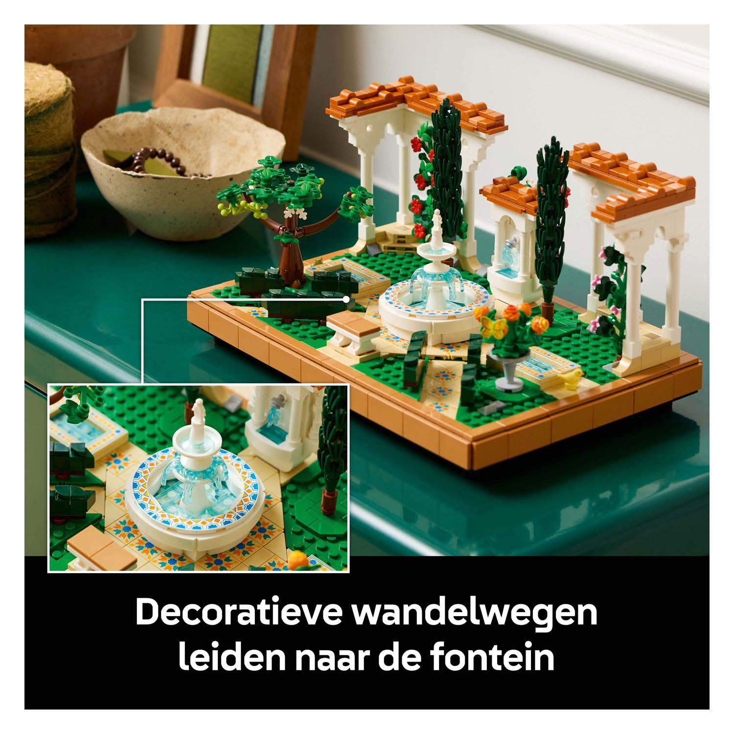 LEGO Icons 10359 Tuin met Fontein