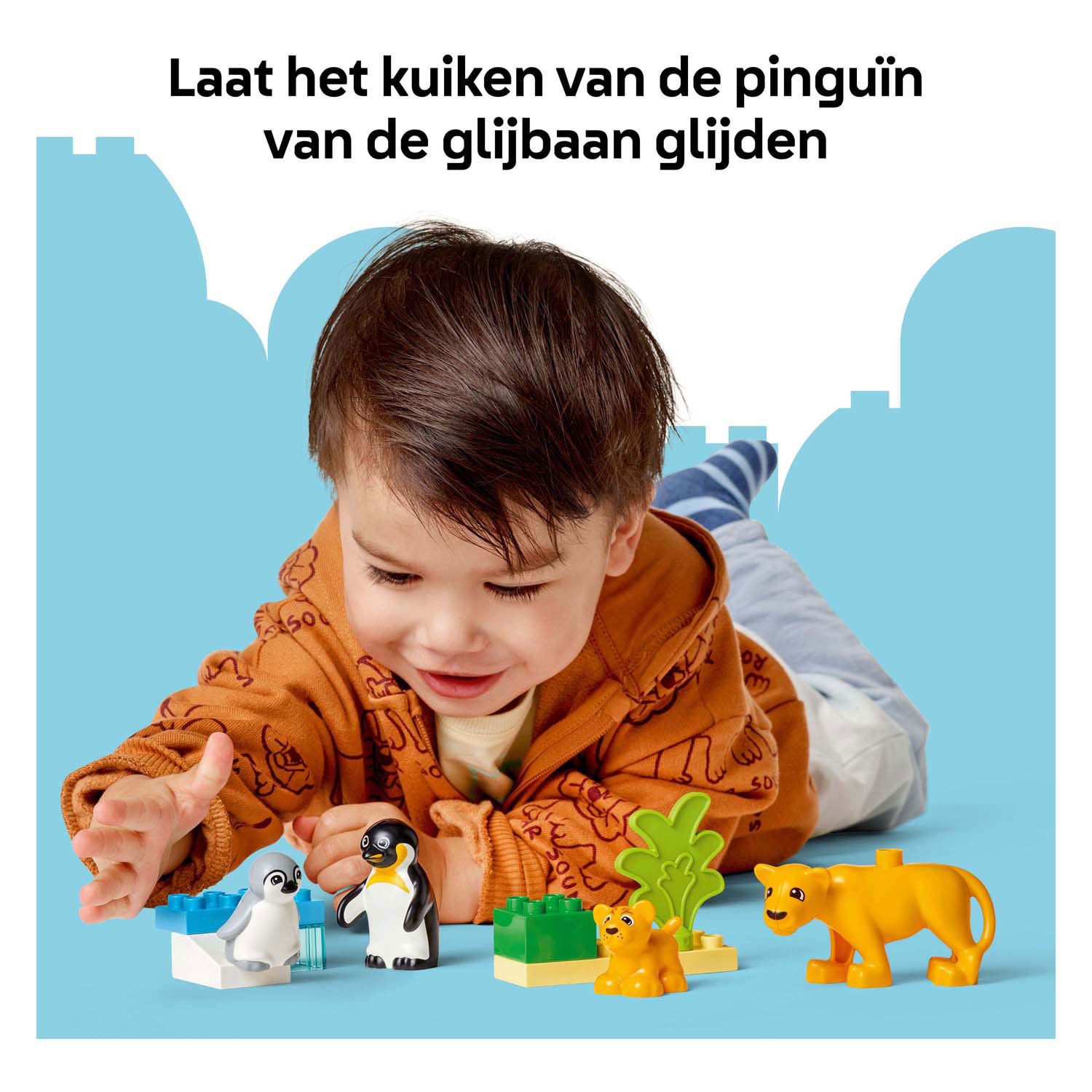 LEGO Duplo Town 10442 Wildtierfamilien: Pinguine und Löwen