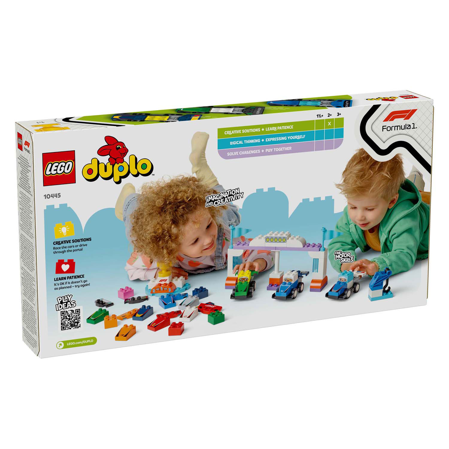 LEGO Duplo Town 10445 F1-Team-Rennwagen und Fahrer