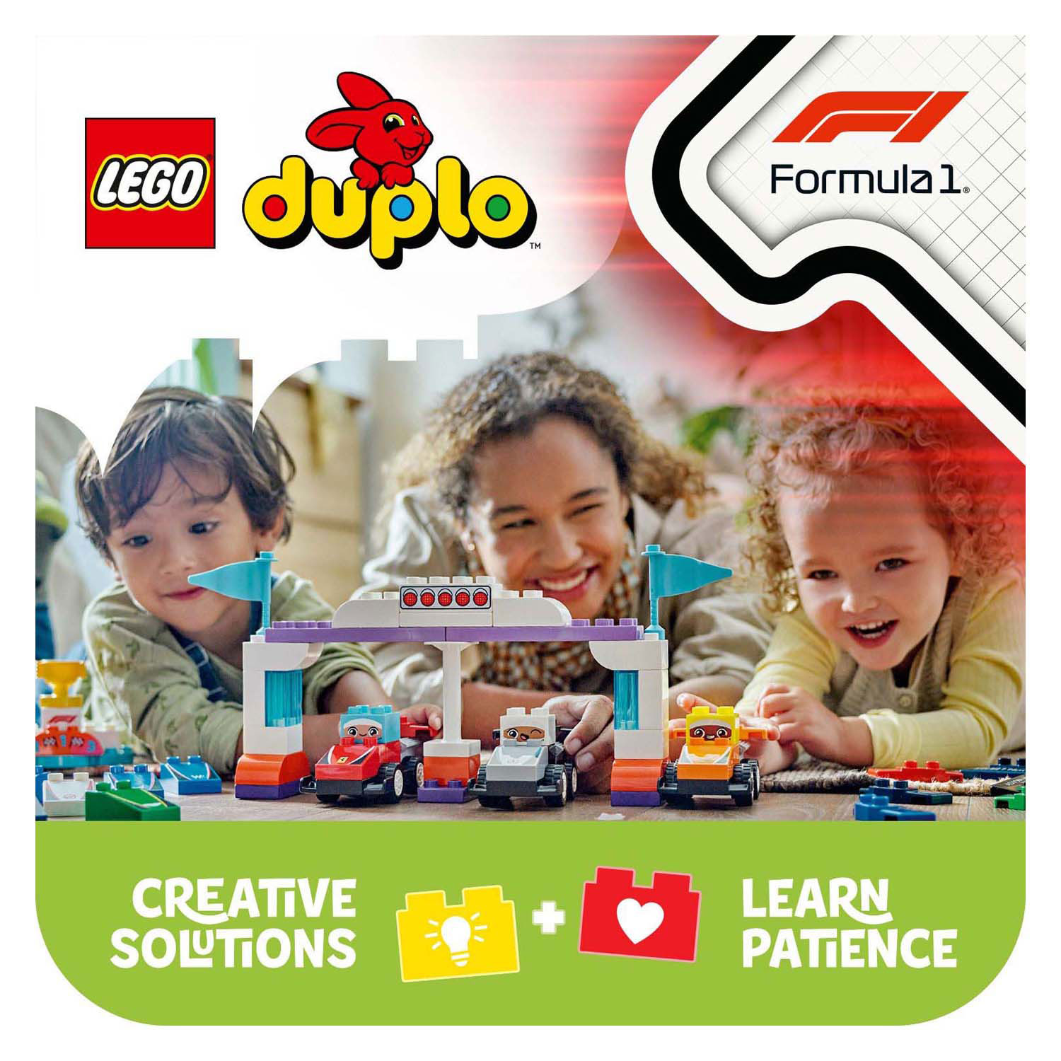 LEGO Duplo Town 10445 F1-Team-Rennwagen und Fahrer