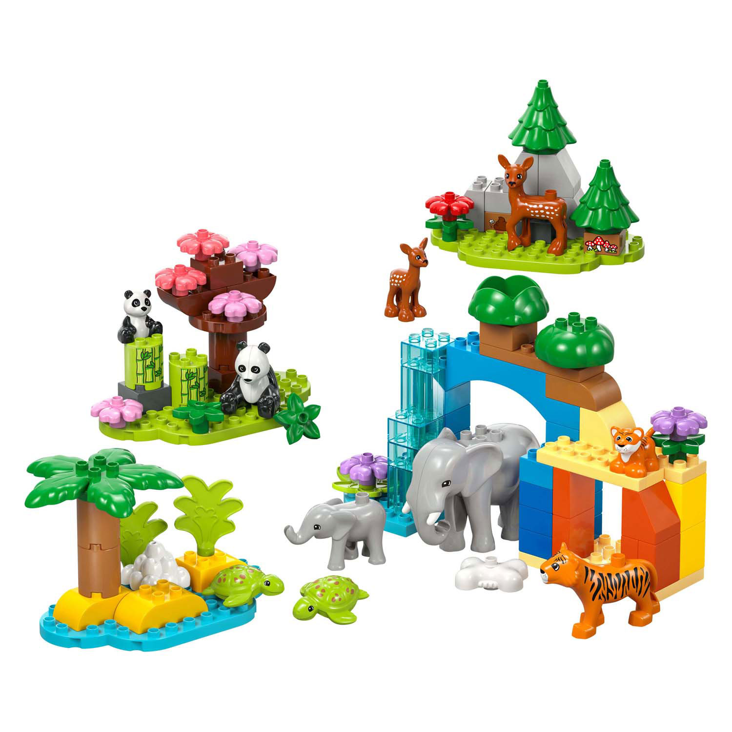 LEGO Duplo Town 10446 Familles d'animaux sauvages 3 en 1