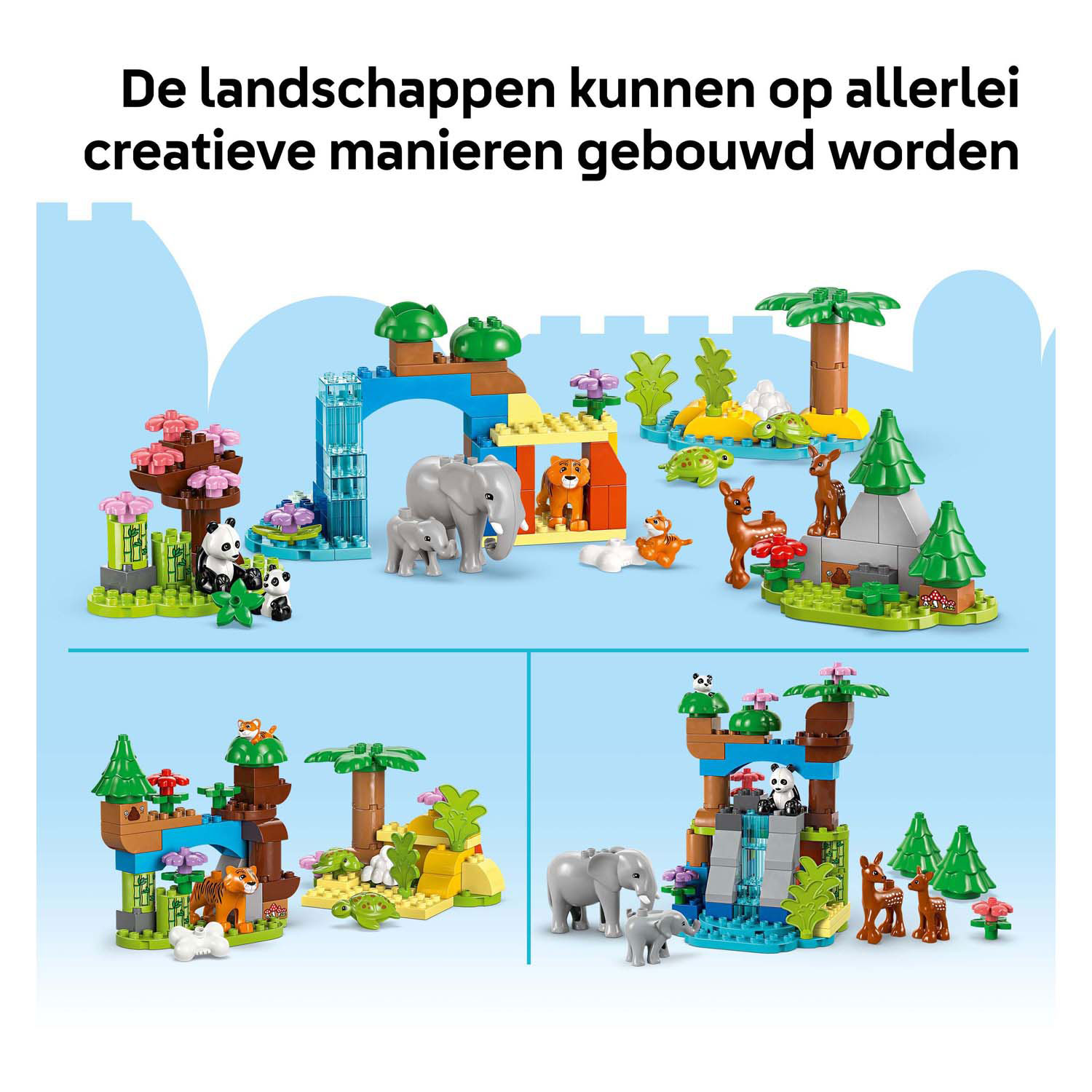 LEGO Duplo Town 10446 Familles d'animaux sauvages 3 en 1