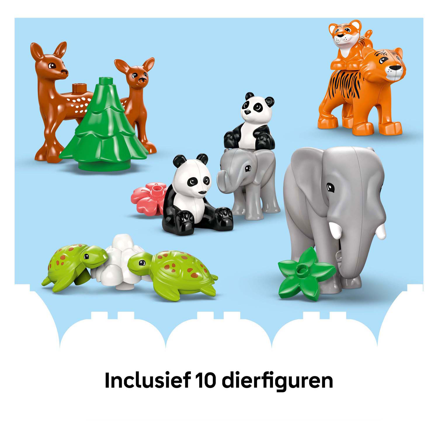 LEGO Duplo Town 10446 Familles d'animaux sauvages 3 en 1