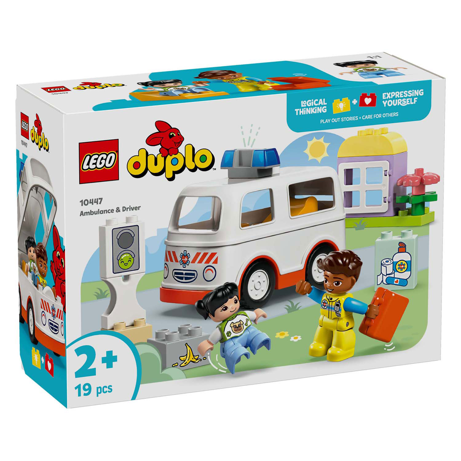 LEGO Duplo Town 10447 Krankenwagen mit Fahrer