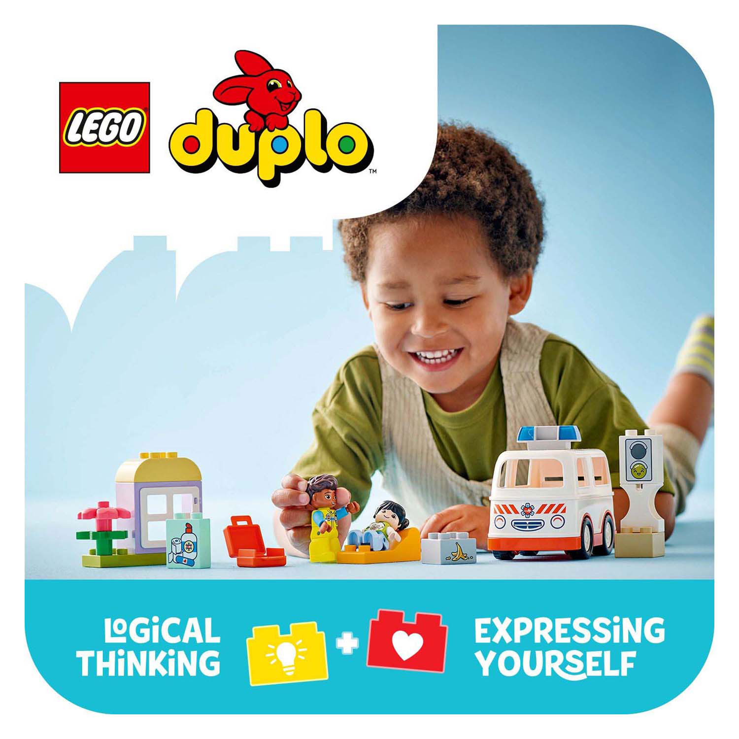 LEGO Duplo Town 10447 Krankenwagen mit Fahrer