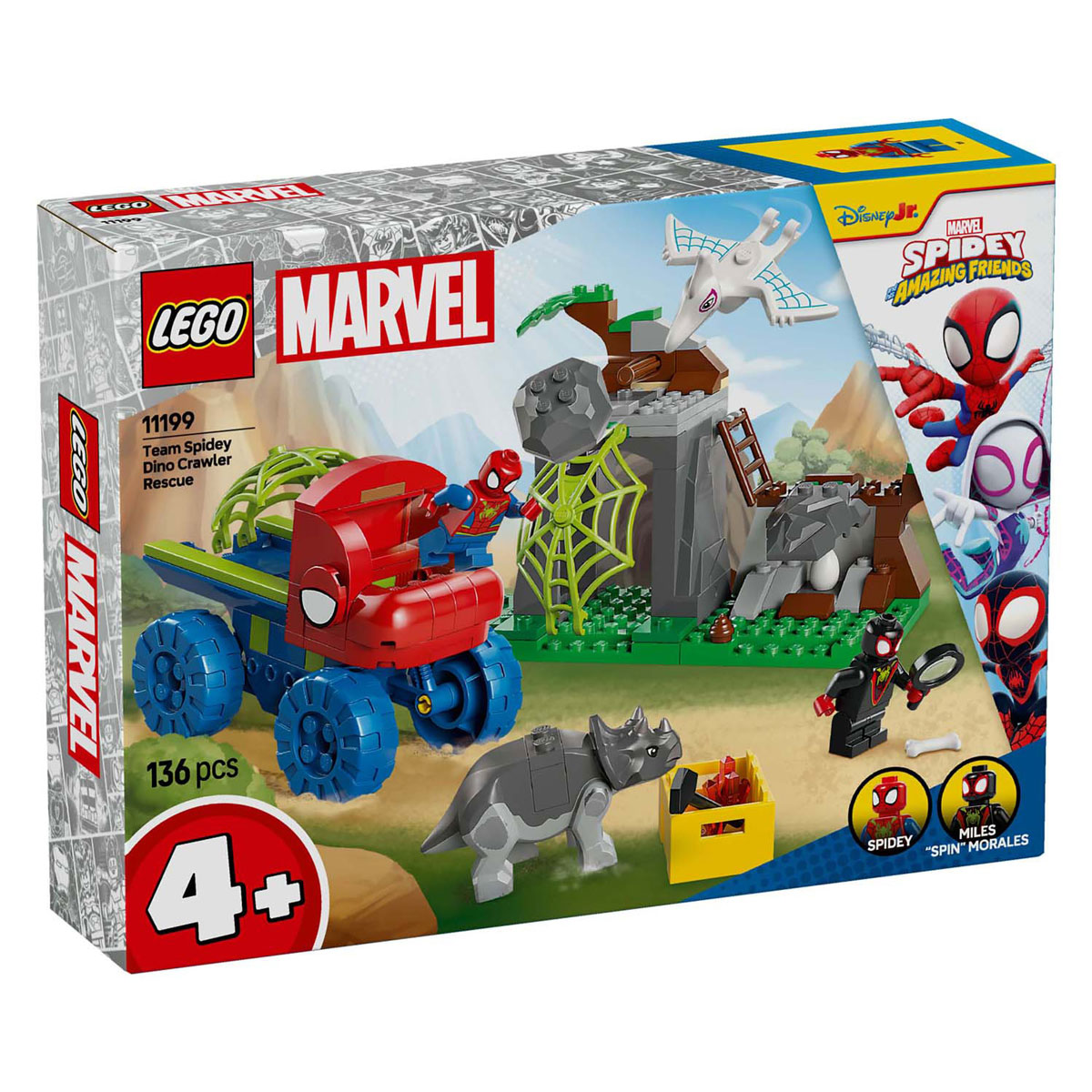 LEGO Spidey 11199 Team Spidey Rettungsmission mit Dino-Truck