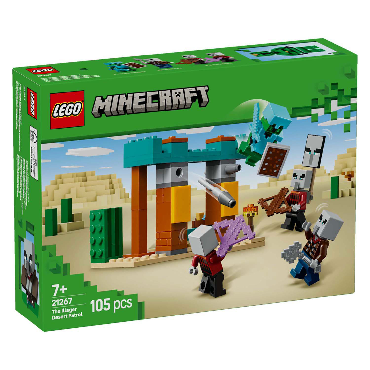 LEGO Minecraft 21267 Les villageois dans le désert