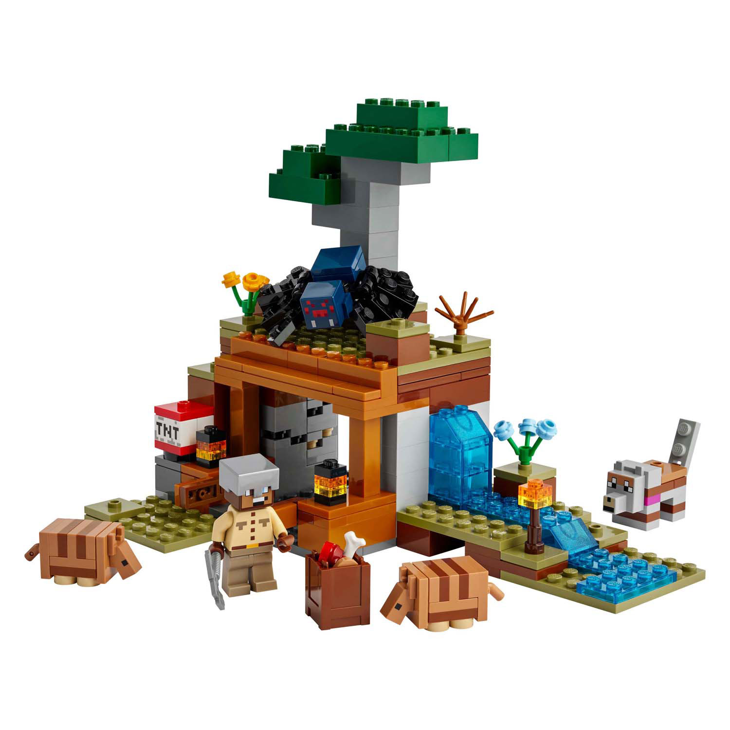 LEGO Minecraft 21269 Les tatous à la mine