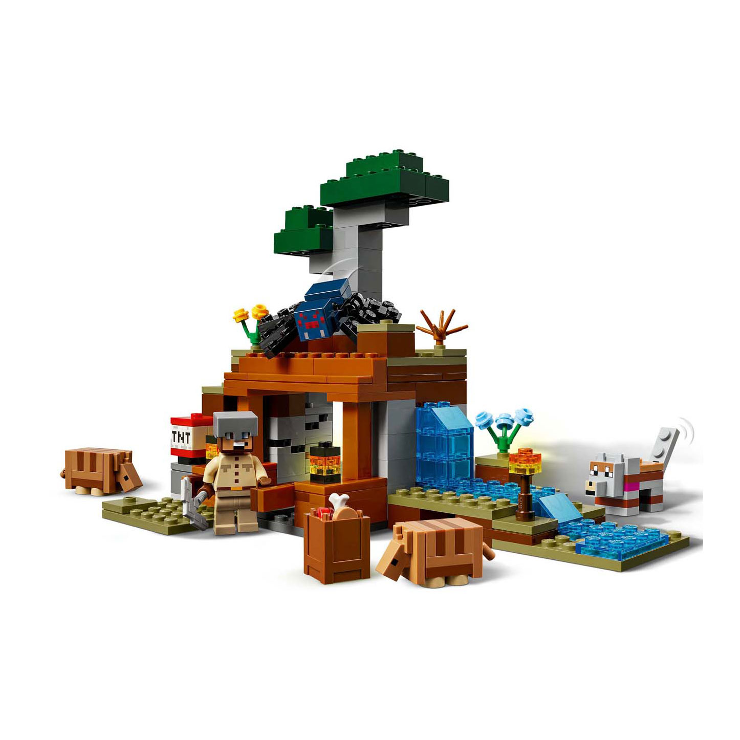 LEGO Minecraft 21269 Les tatous à la mine