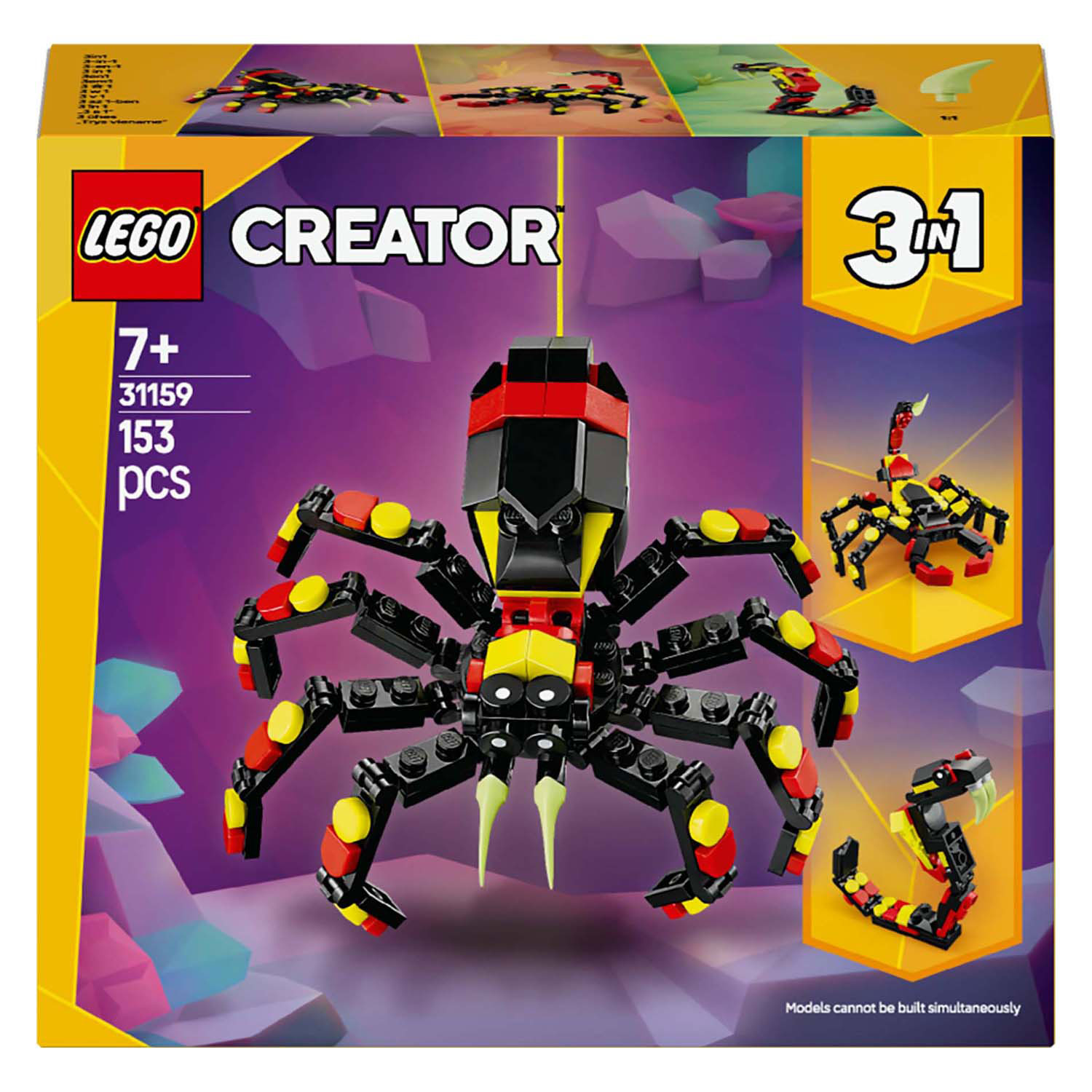 LEGO Creator 31159 Wilde Dieren: Spannende Spin