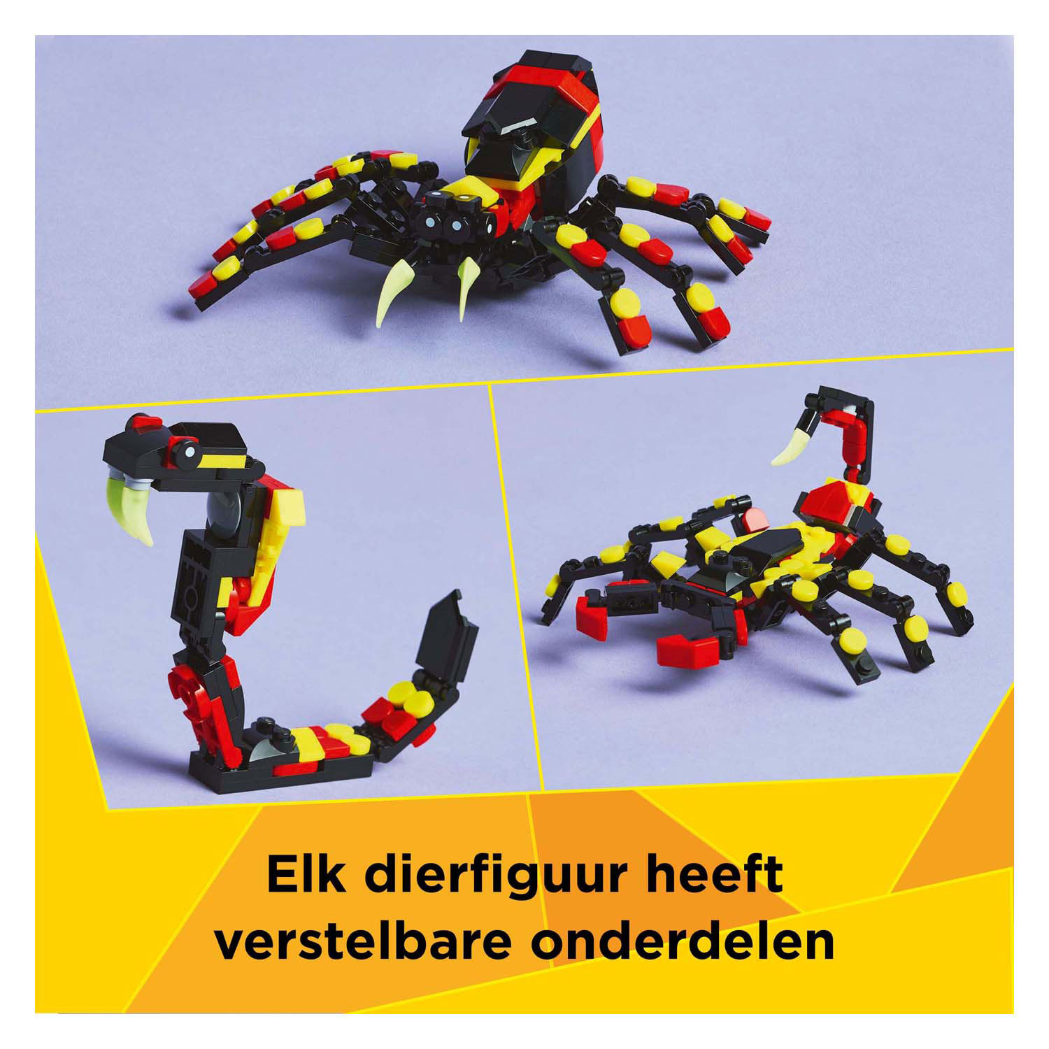 LEGO Creator 31159 Wilde Dieren: Spannende Spin