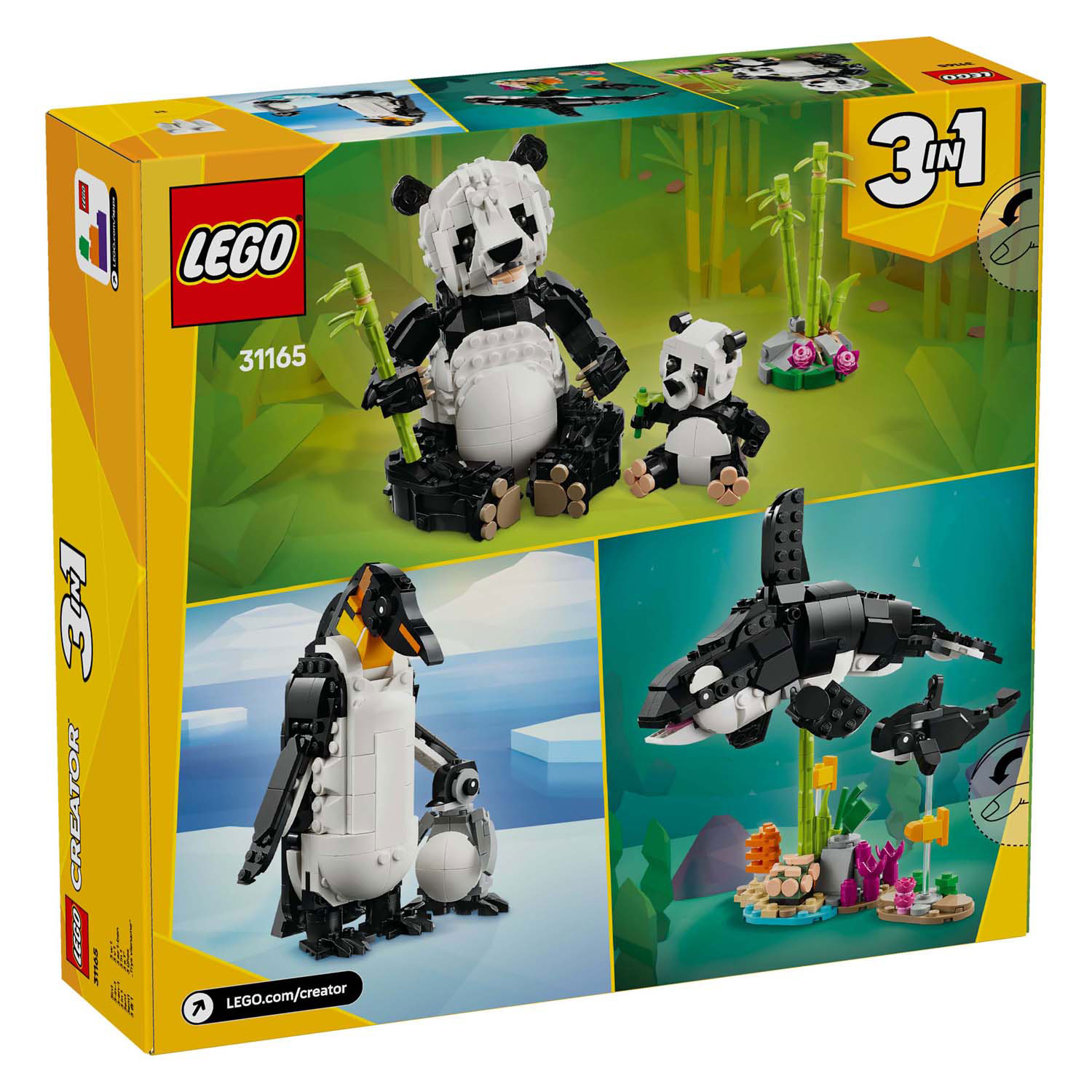 LEGO Creator 31165 Wilde Tiere: Panda-Familie