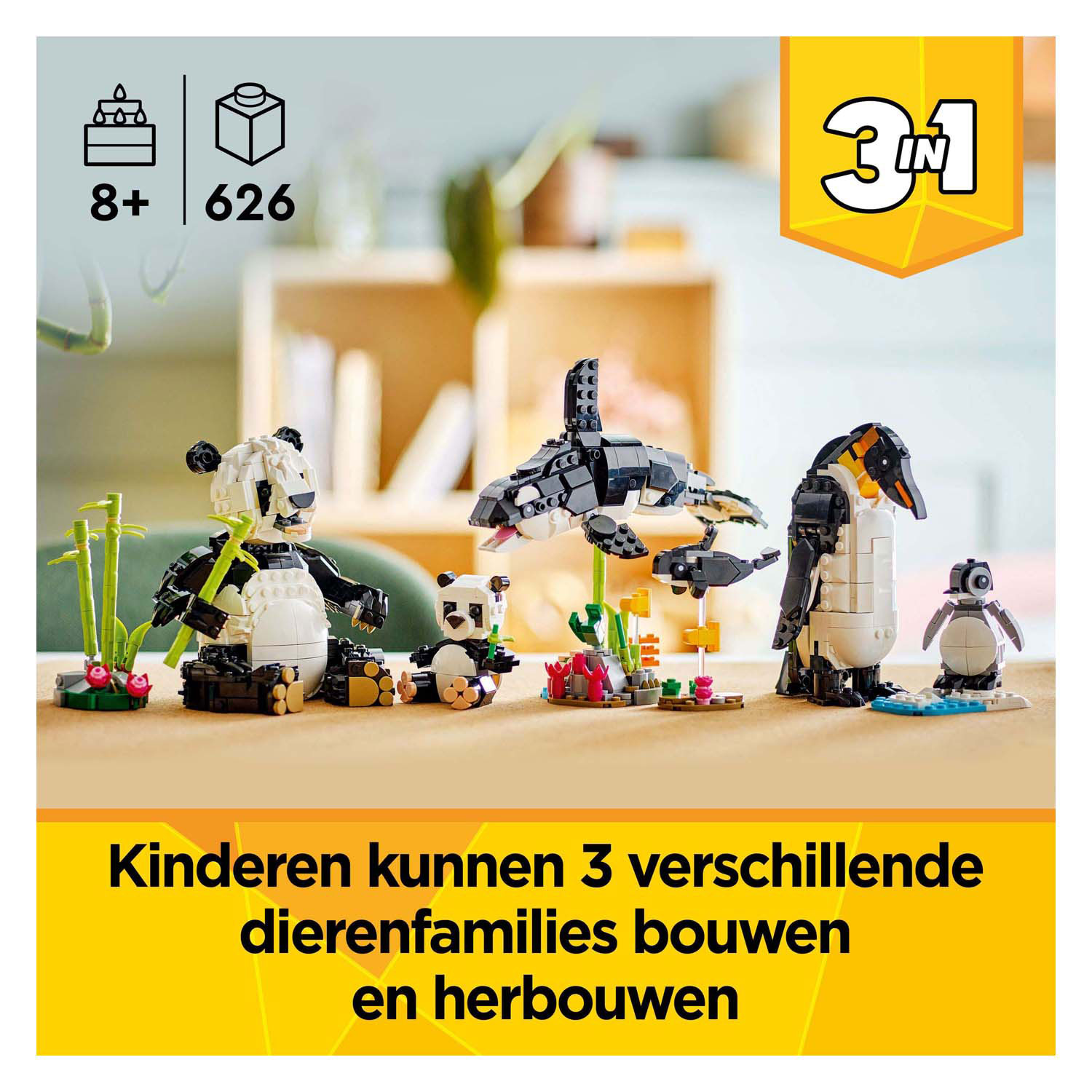 LEGO Creator 31165 Wilde Tiere: Panda-Familie