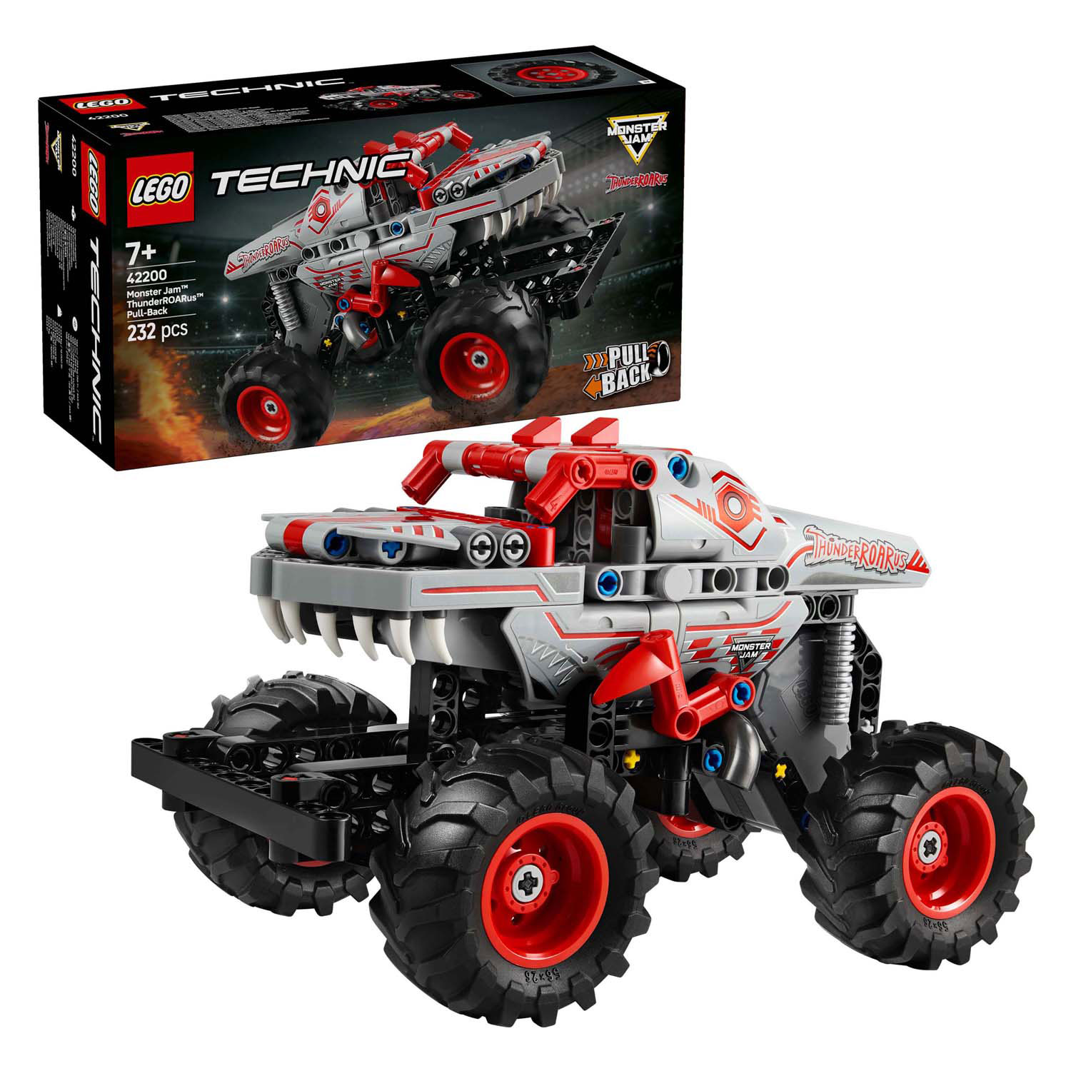 LEGO Technic 42200 Monster Jam Thunderroarus Pull-Back