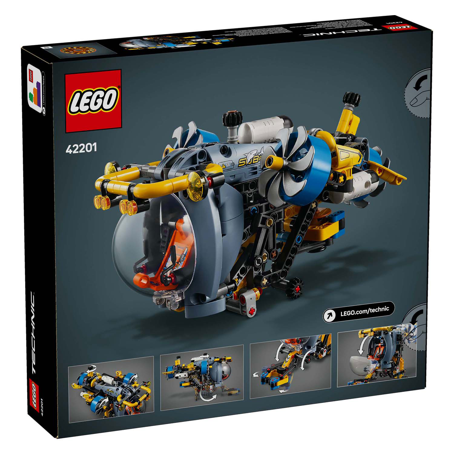 LEGO Technic 42201 Onderzeeer Voor Diepzeeonderzoek