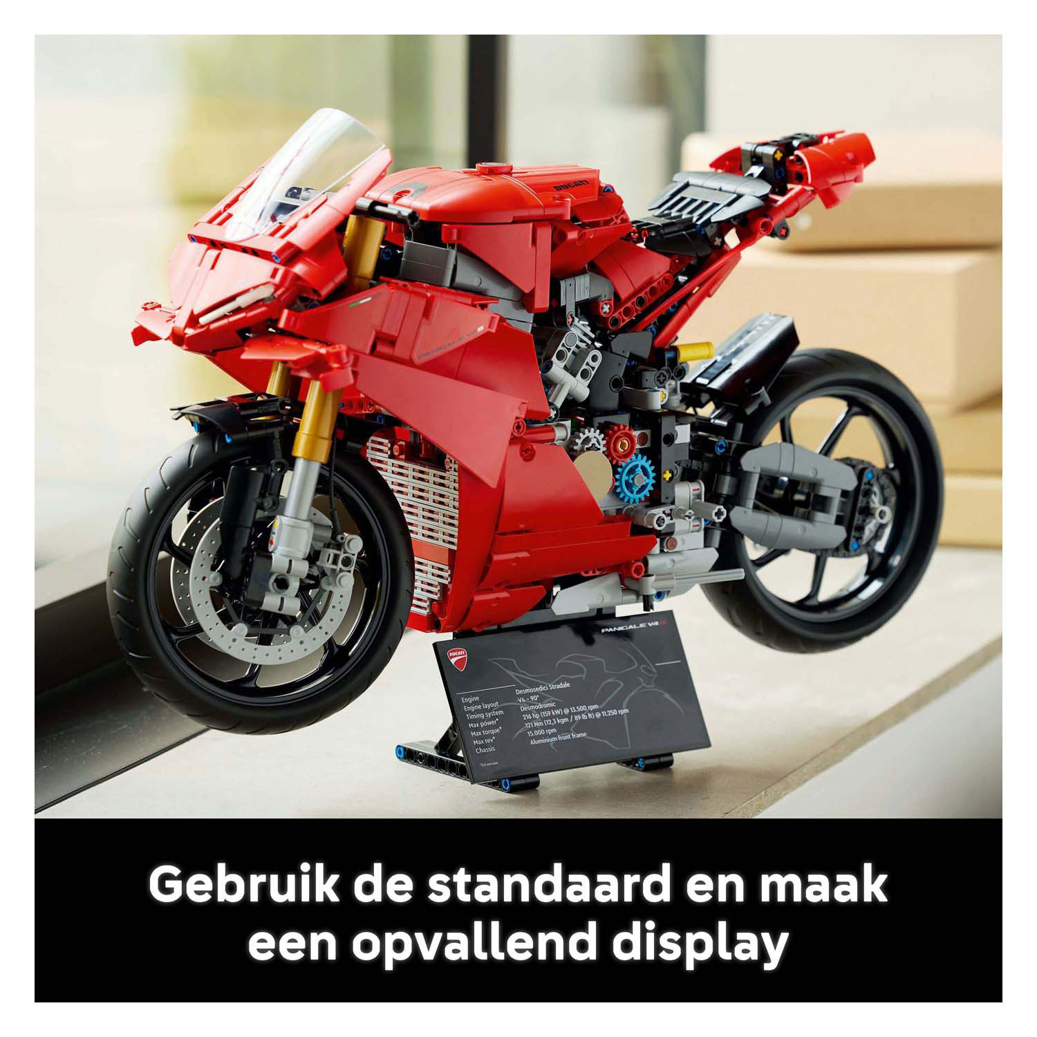 LEGO Technic 42202 Ducati Panigale V4 S Motor