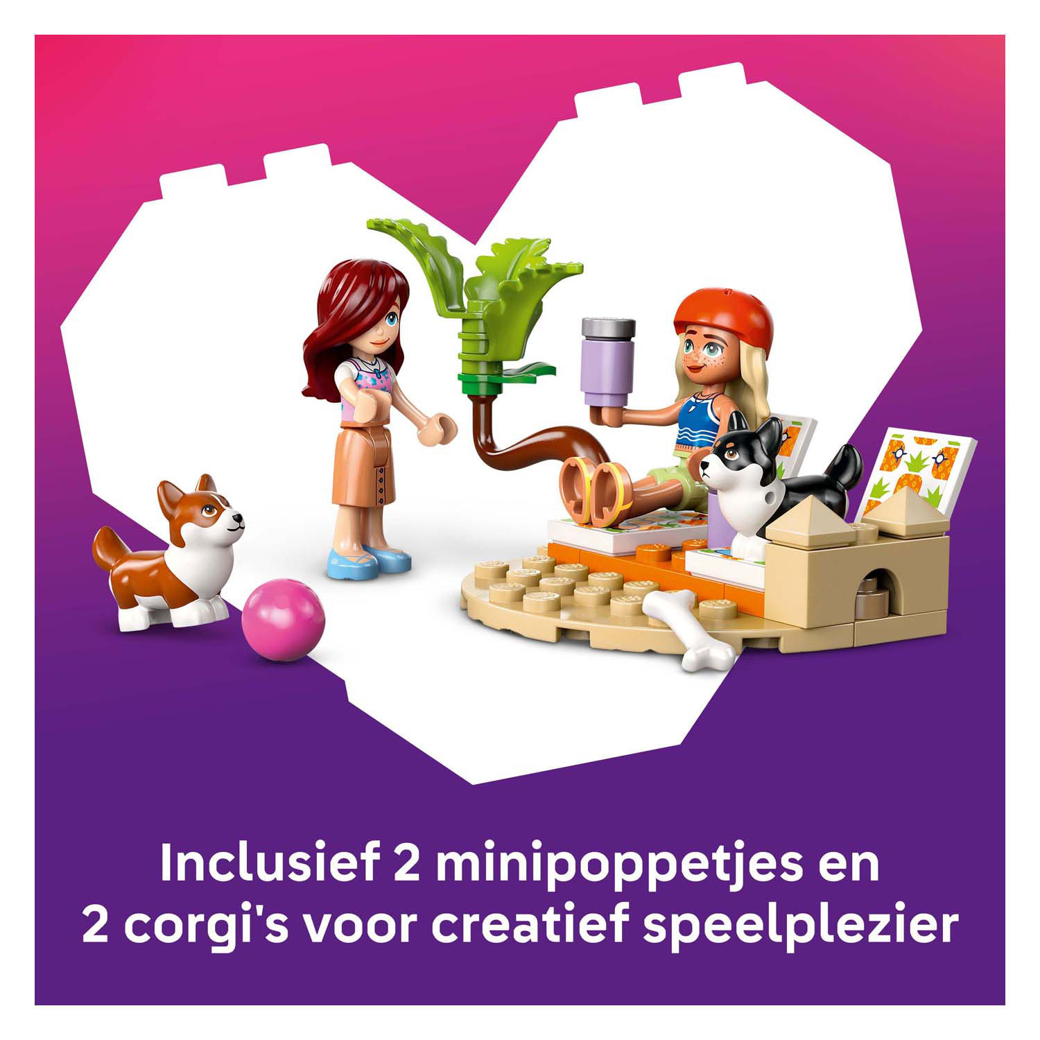 LEGO Friends 42641 Surf- en Scooterplezier met de Honden