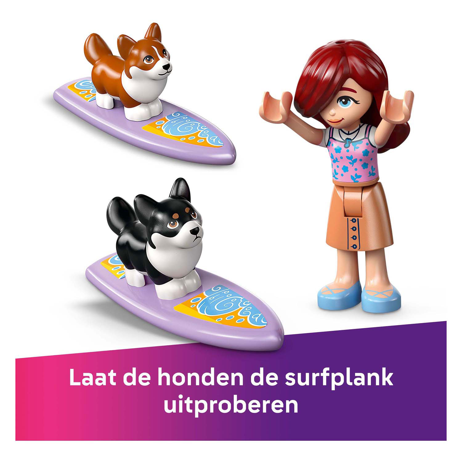 LEGO Friends 42641 Surf- en Scooterplezier met de Honden