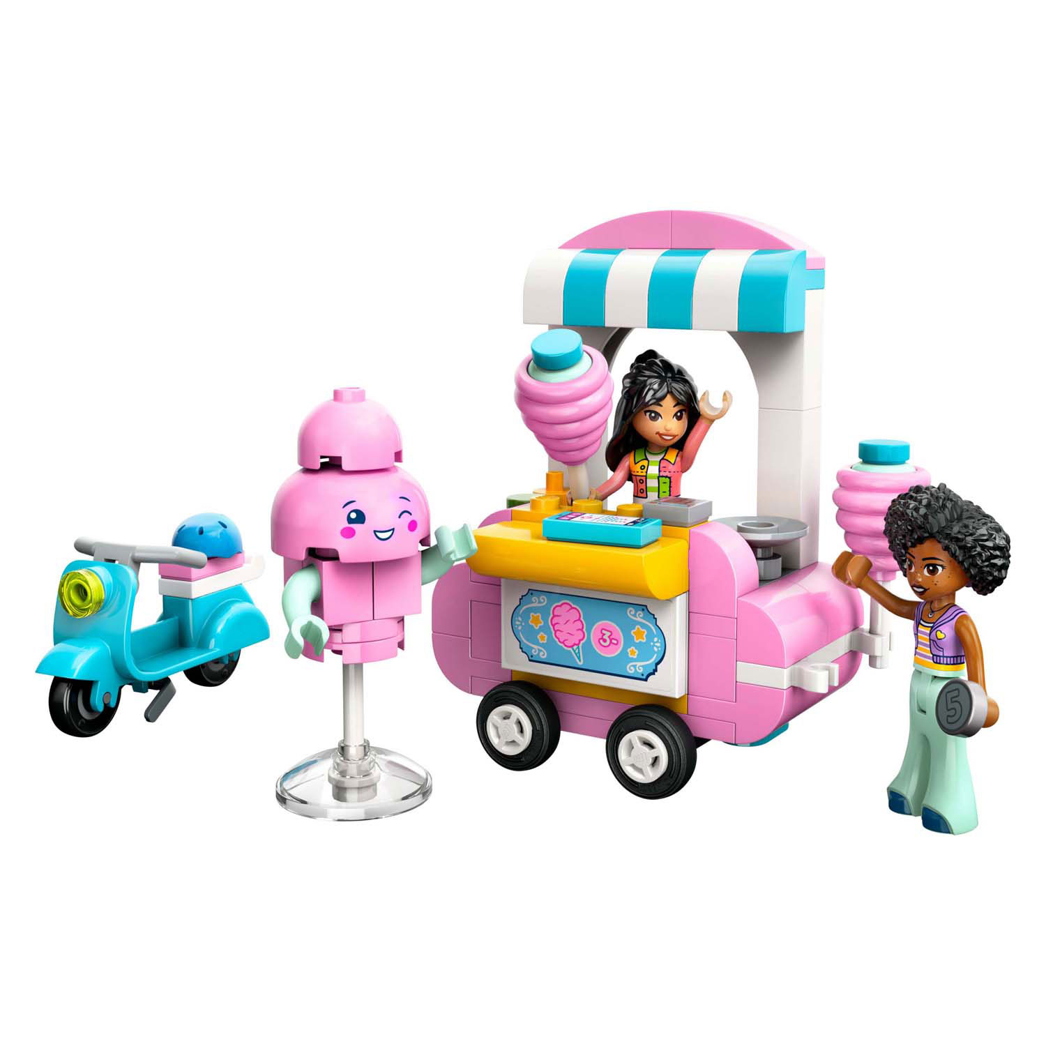 LEGO Friends 42643 Suikerspinkraam en Scooter