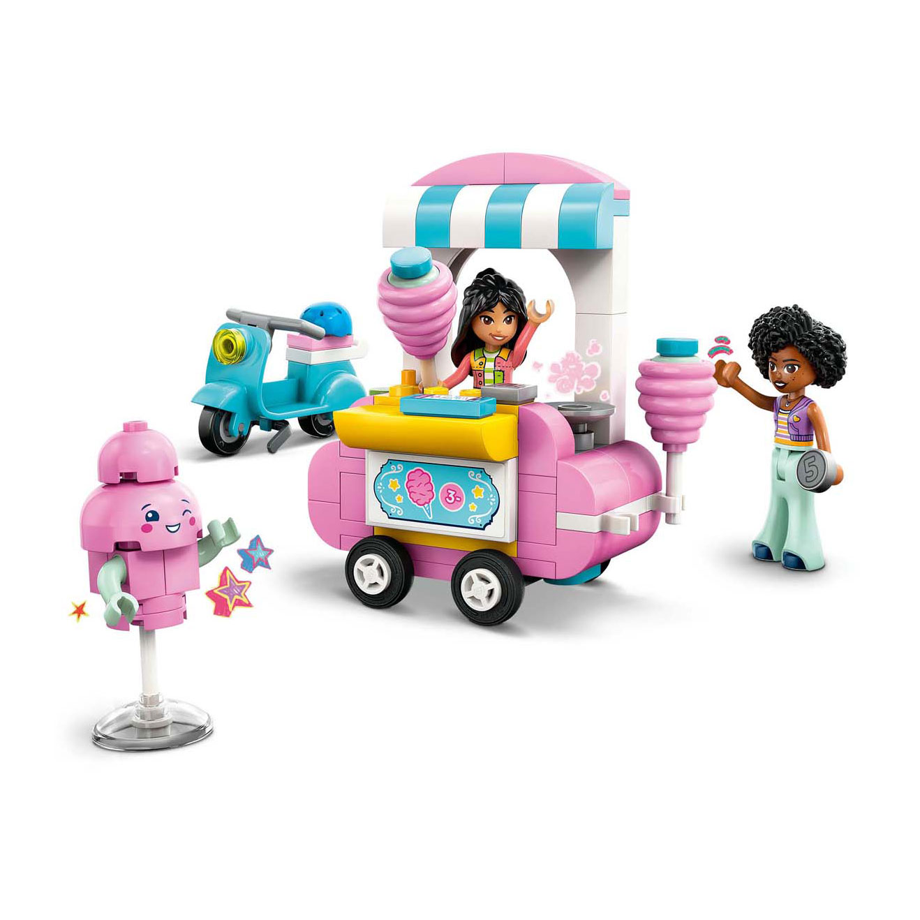 LEGO Friends 42643 Suikerspinkraam en Scooter