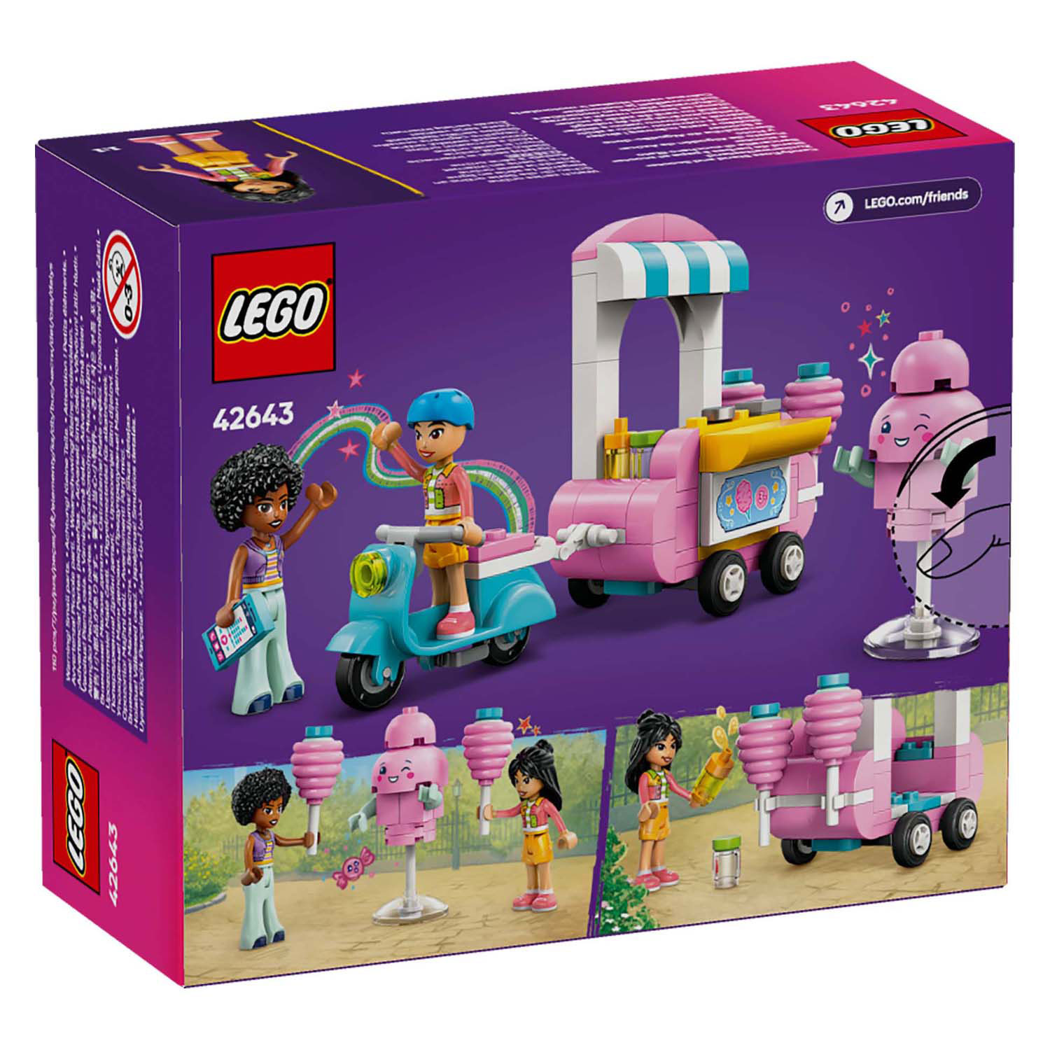 LEGO Friends 42643 Suikerspinkraam en Scooter