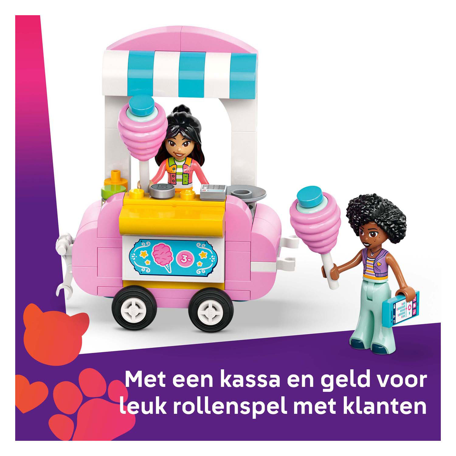 LEGO Friends 42643 Suikerspinkraam en Scooter