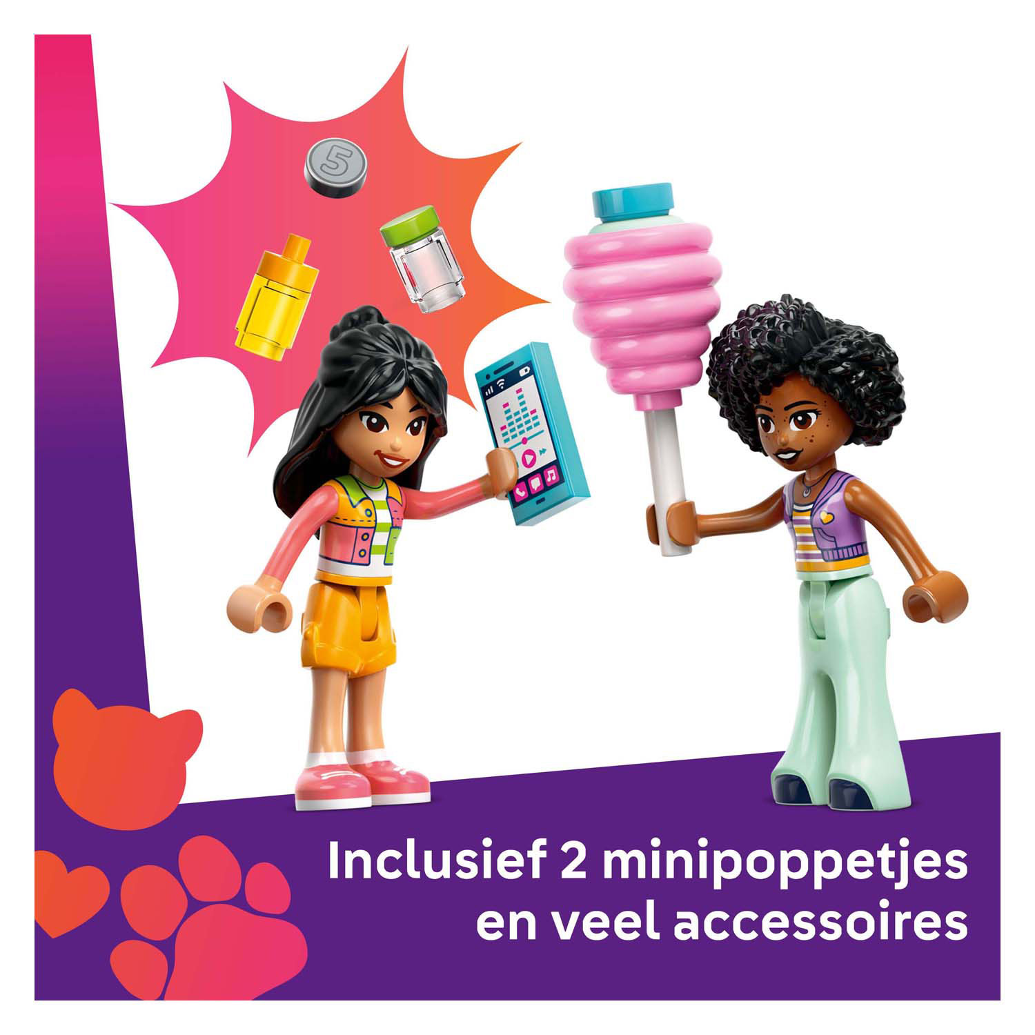 LEGO Friends 42643 Suikerspinkraam en Scooter