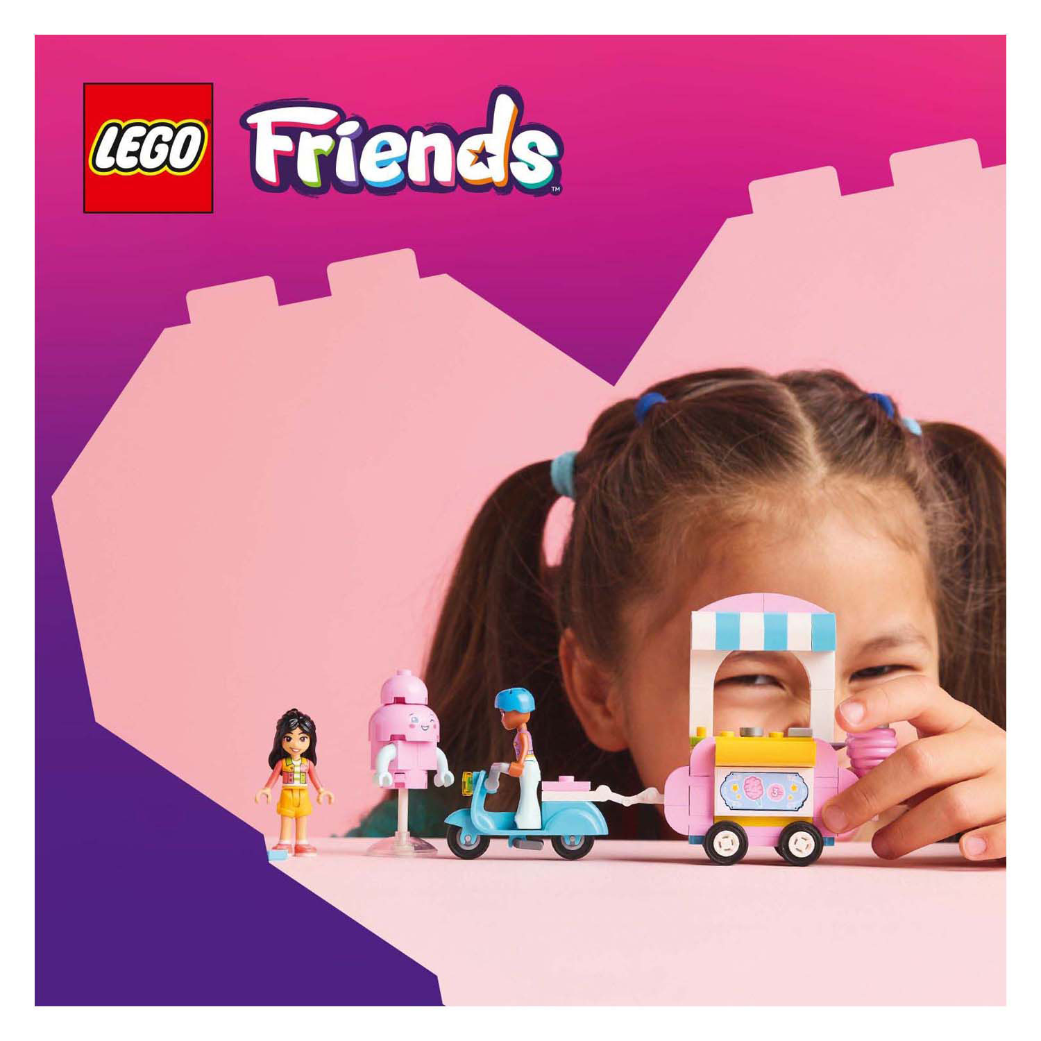 LEGO Friends 42643 Suikerspinkraam en Scooter