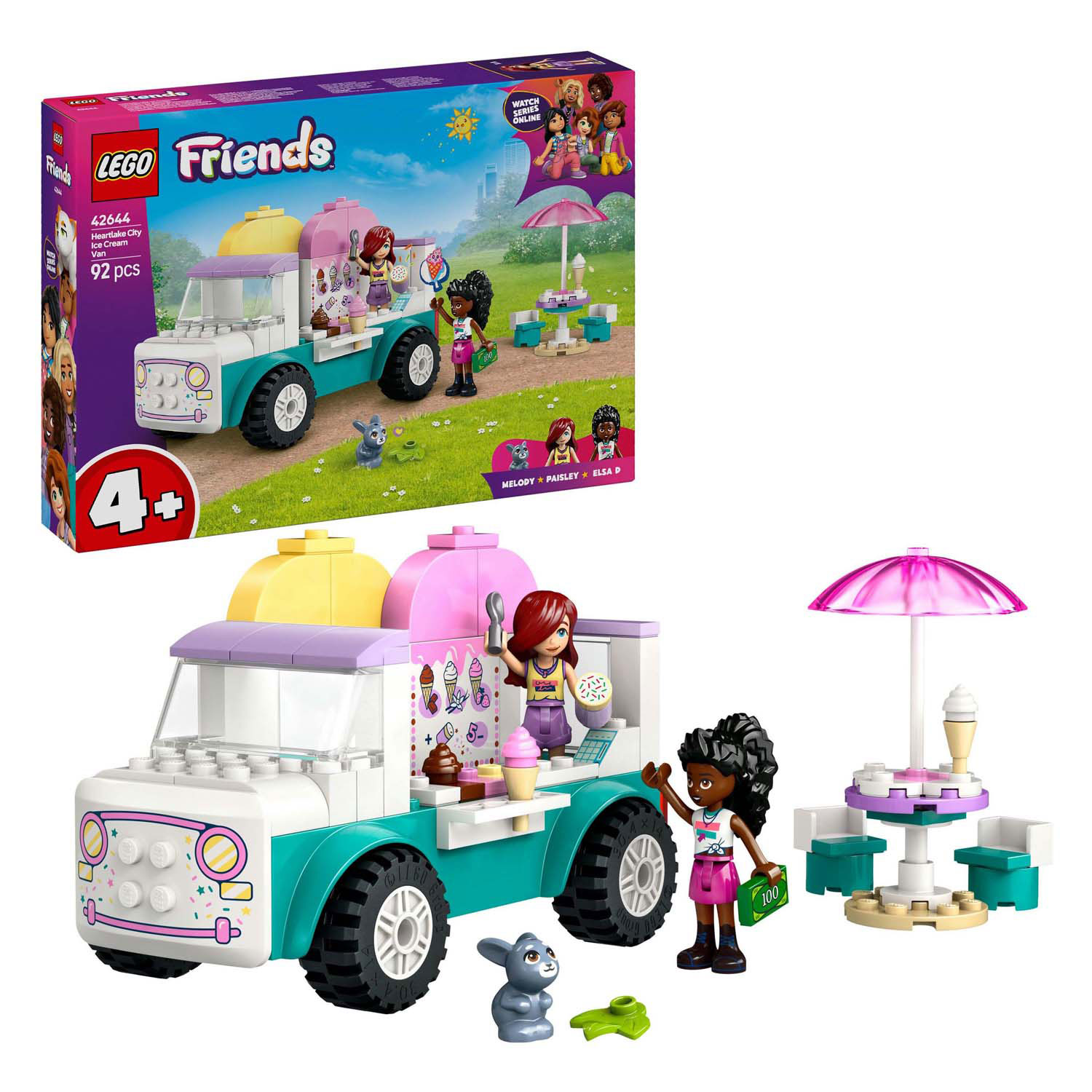 LEGO Friends 42644 Le camion de crème glacée d'Heartlake City