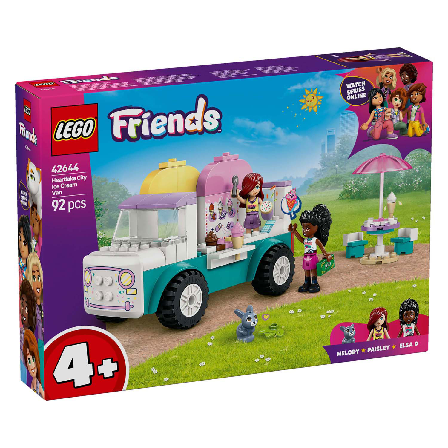 LEGO Friends 42644 Le camion de crème glacée d'Heartlake City