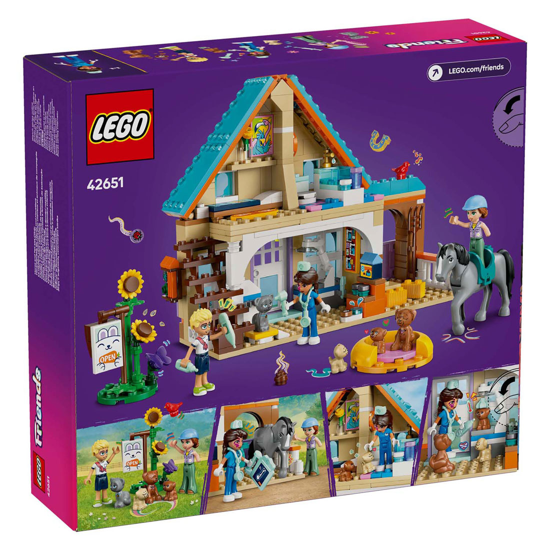 LEGO Friends 42651 Dierenkliniek voor Paarden en Huisdieren