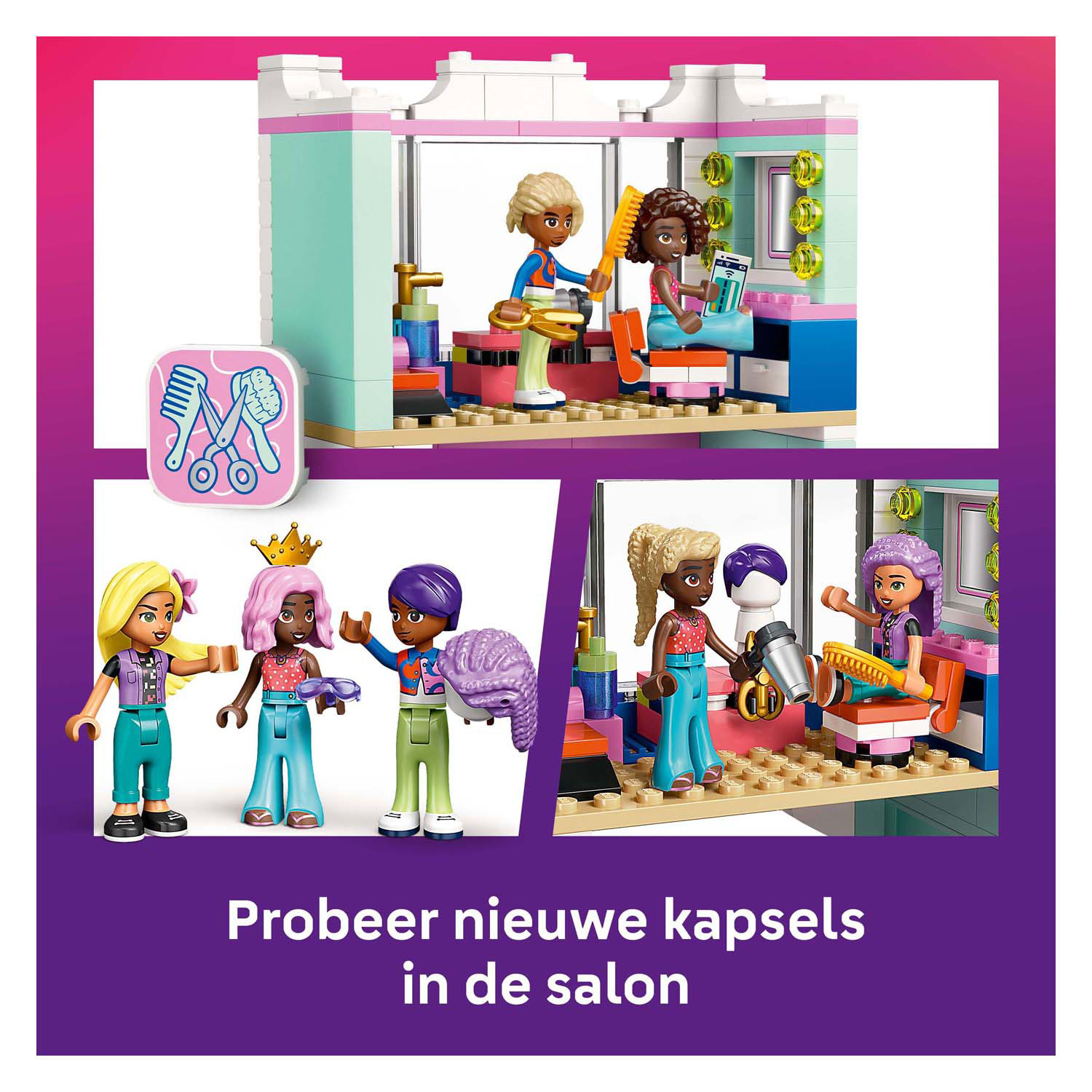 LEGO Friends 42662 Kapsalon en Accessoirewinkel