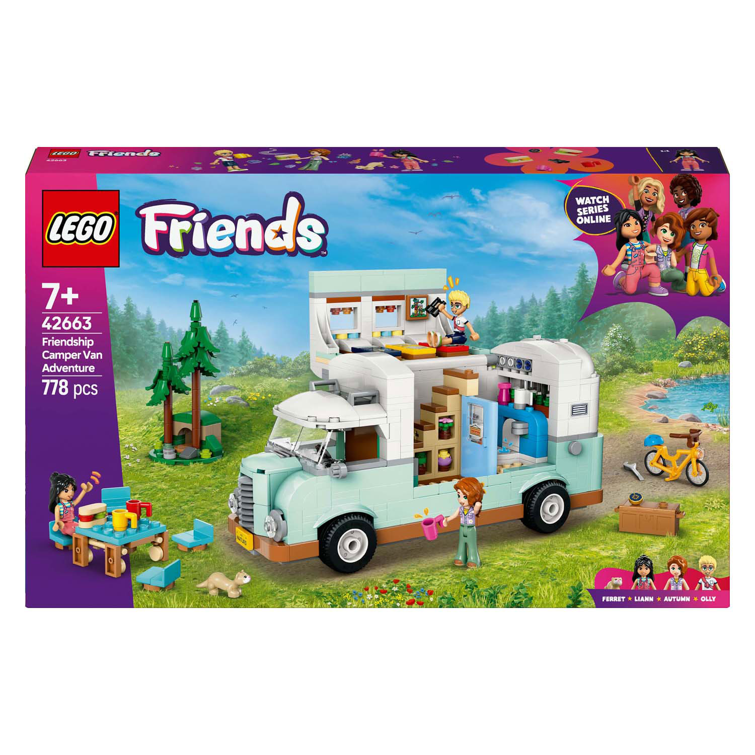 LEGO Friends 42663 Camperavontuur met Vrienden