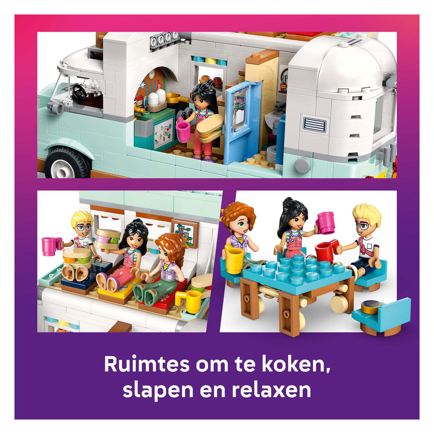 LEGO Friends 42663 Camperavontuur met Vrienden