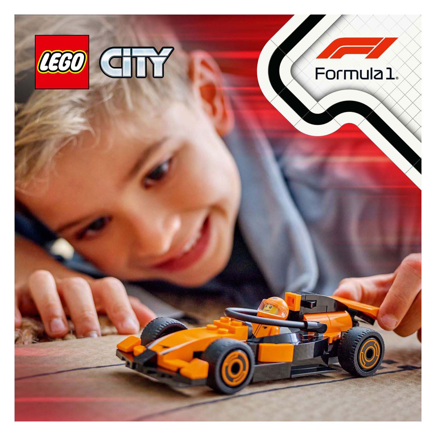 LEGO City 60442 Pilote de F1 avec voiture de course McLaren