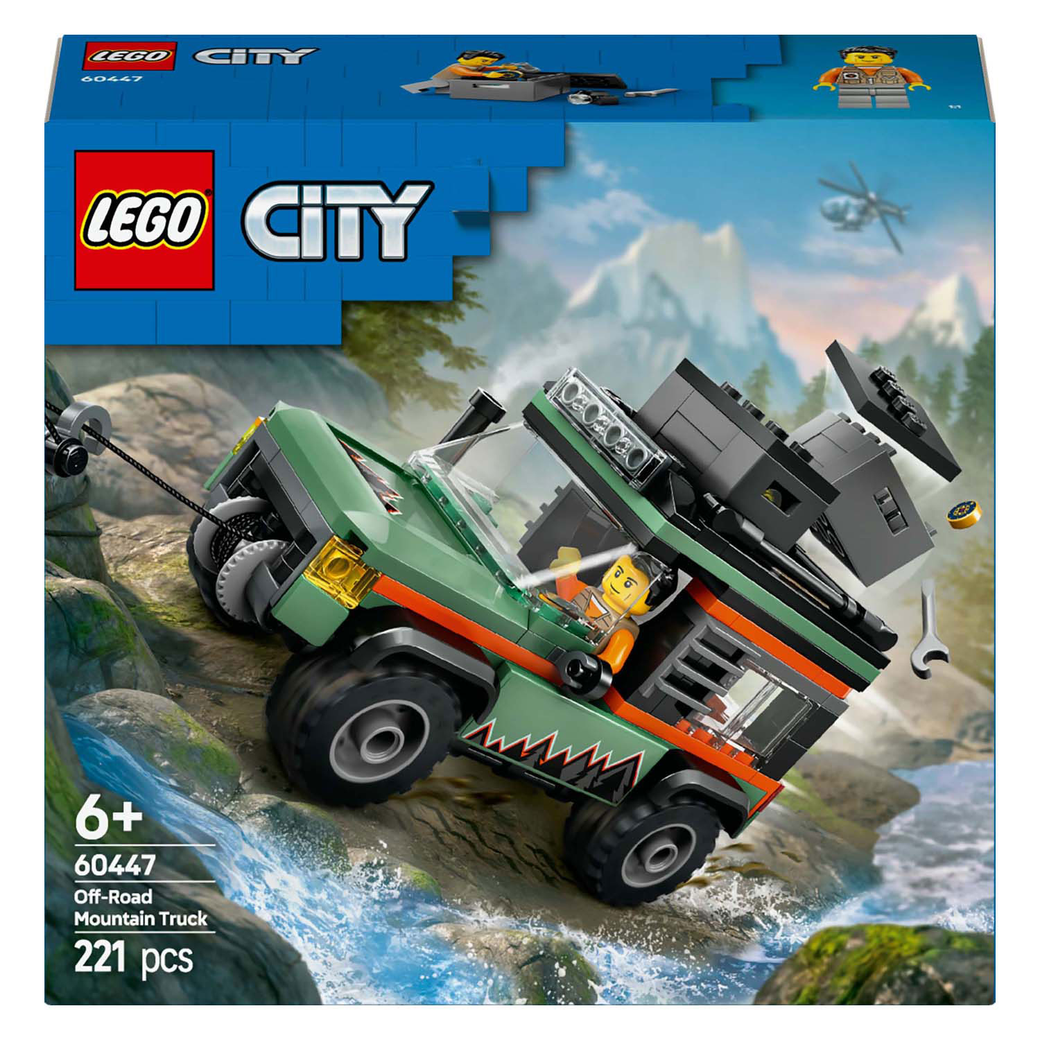 LEGO City 60447 Véhicule tout-terrain 4X4 pour la montagne