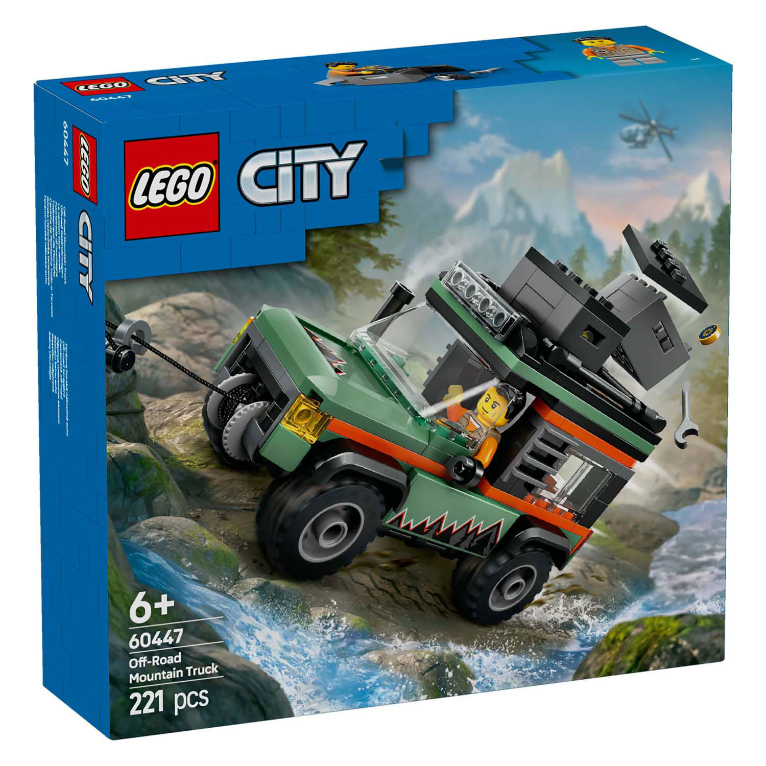 LEGO City 60447 Véhicule tout-terrain 4X4 pour la montagne