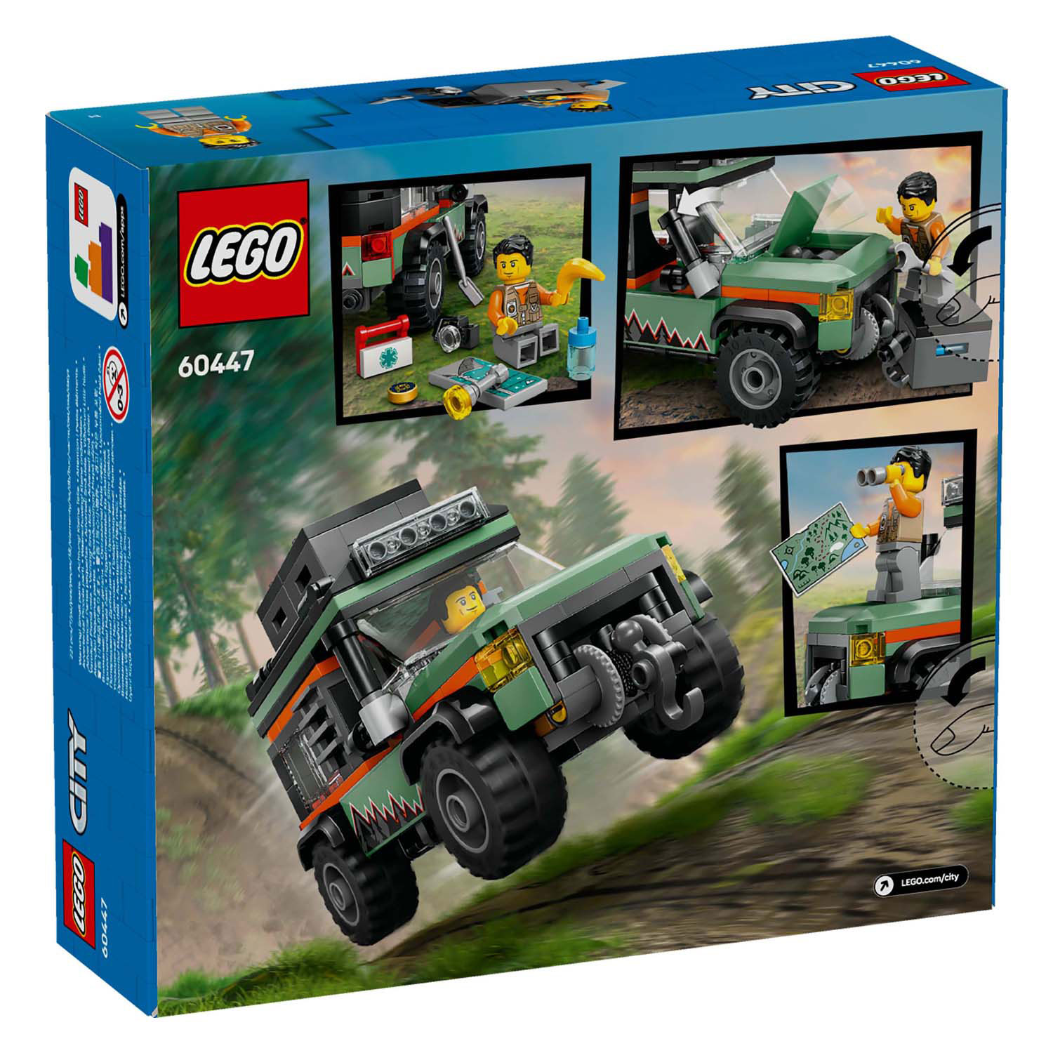 LEGO City 60447 Véhicule tout-terrain 4X4 pour la montagne