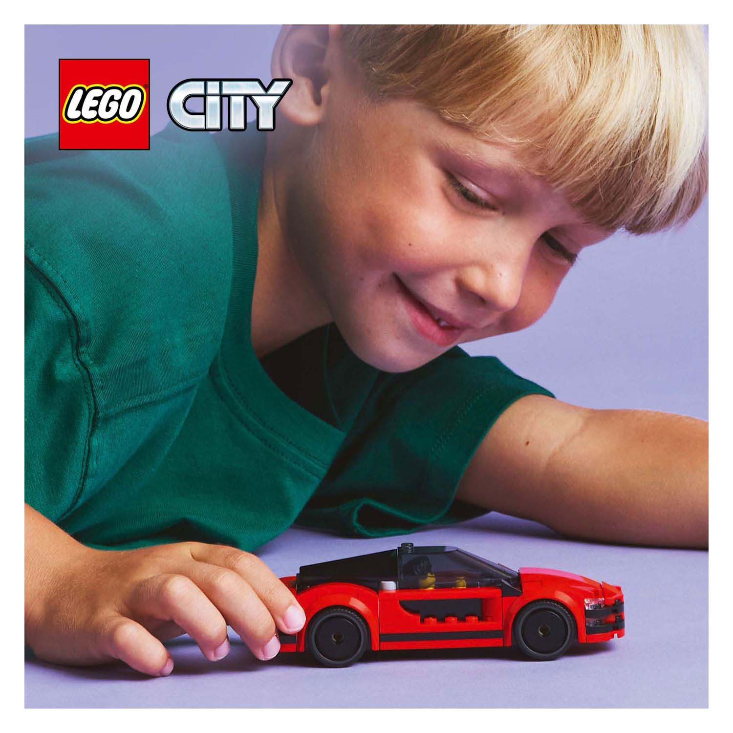 LEGO City 60448 Rode Sportwagen