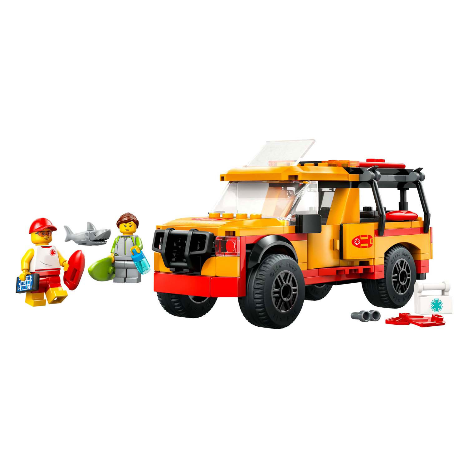 LEGO City 60453 Rettungsschwimmer-Rettungswagen