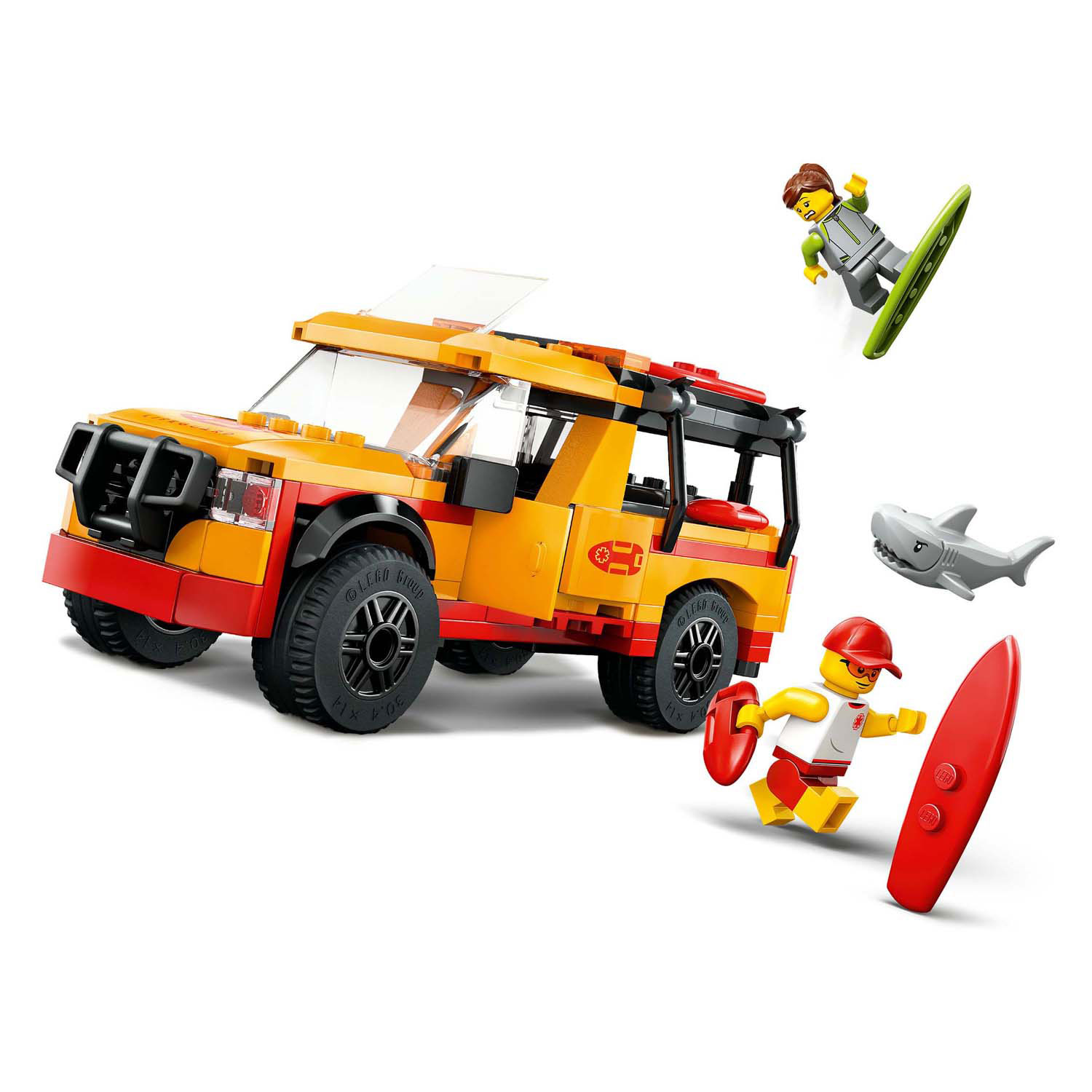 LEGO City 60453 Rettungsschwimmer-Rettungswagen