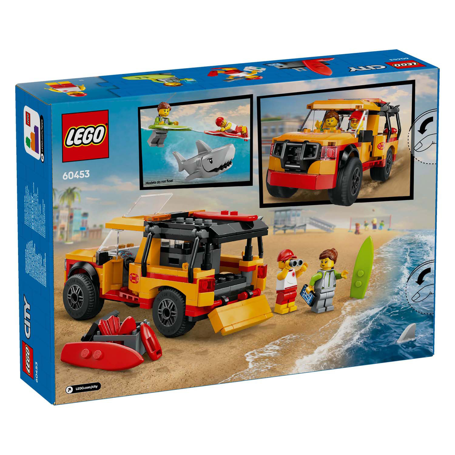 LEGO City 60453 Rettungsschwimmer-Rettungswagen