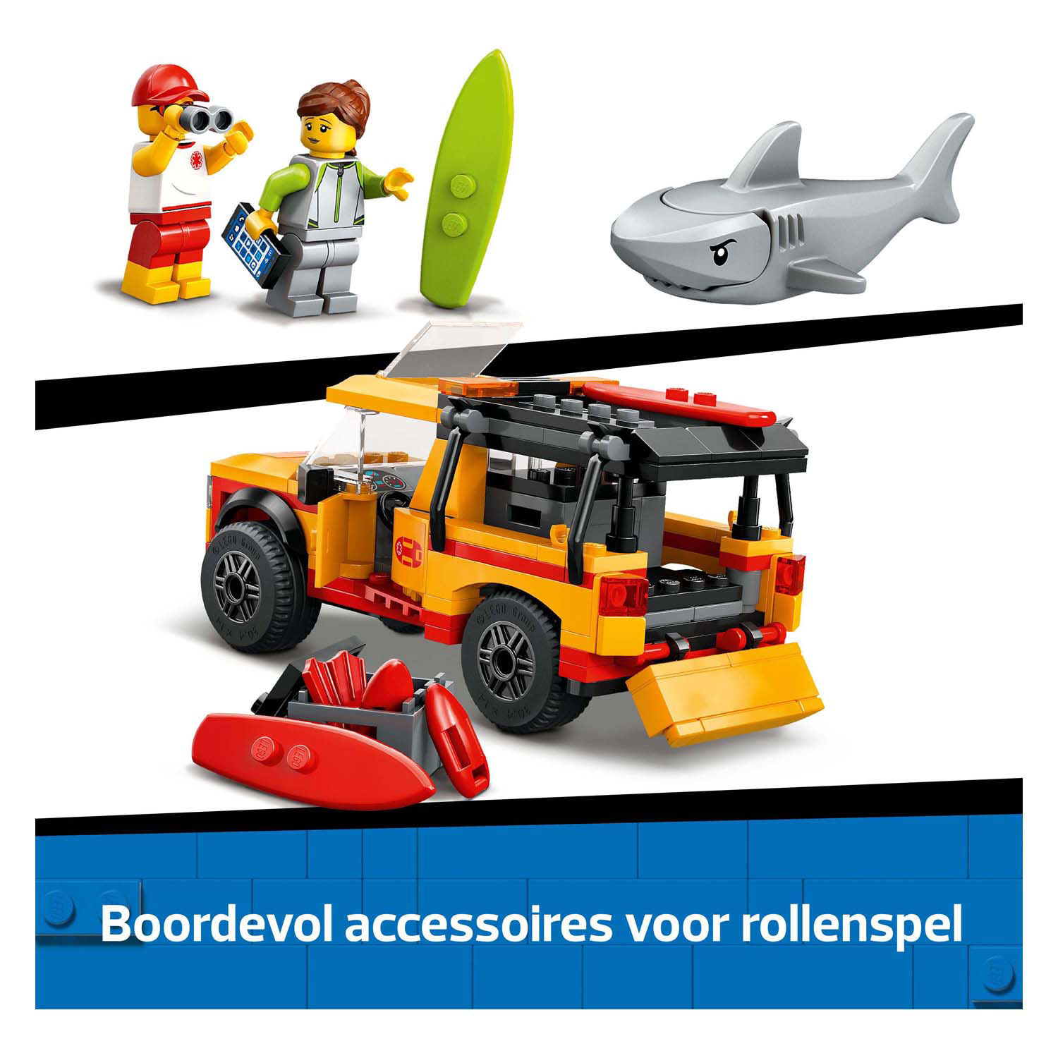 LEGO City 60453 Rettungsschwimmer-Rettungswagen