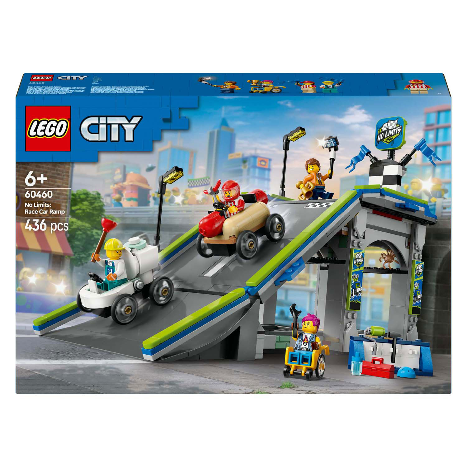 LEGO City 60460 Rampe rapide pour voitures de course