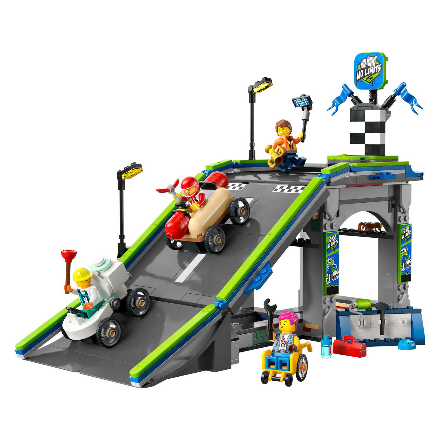 LEGO City 60460 Rampe rapide pour voitures de course