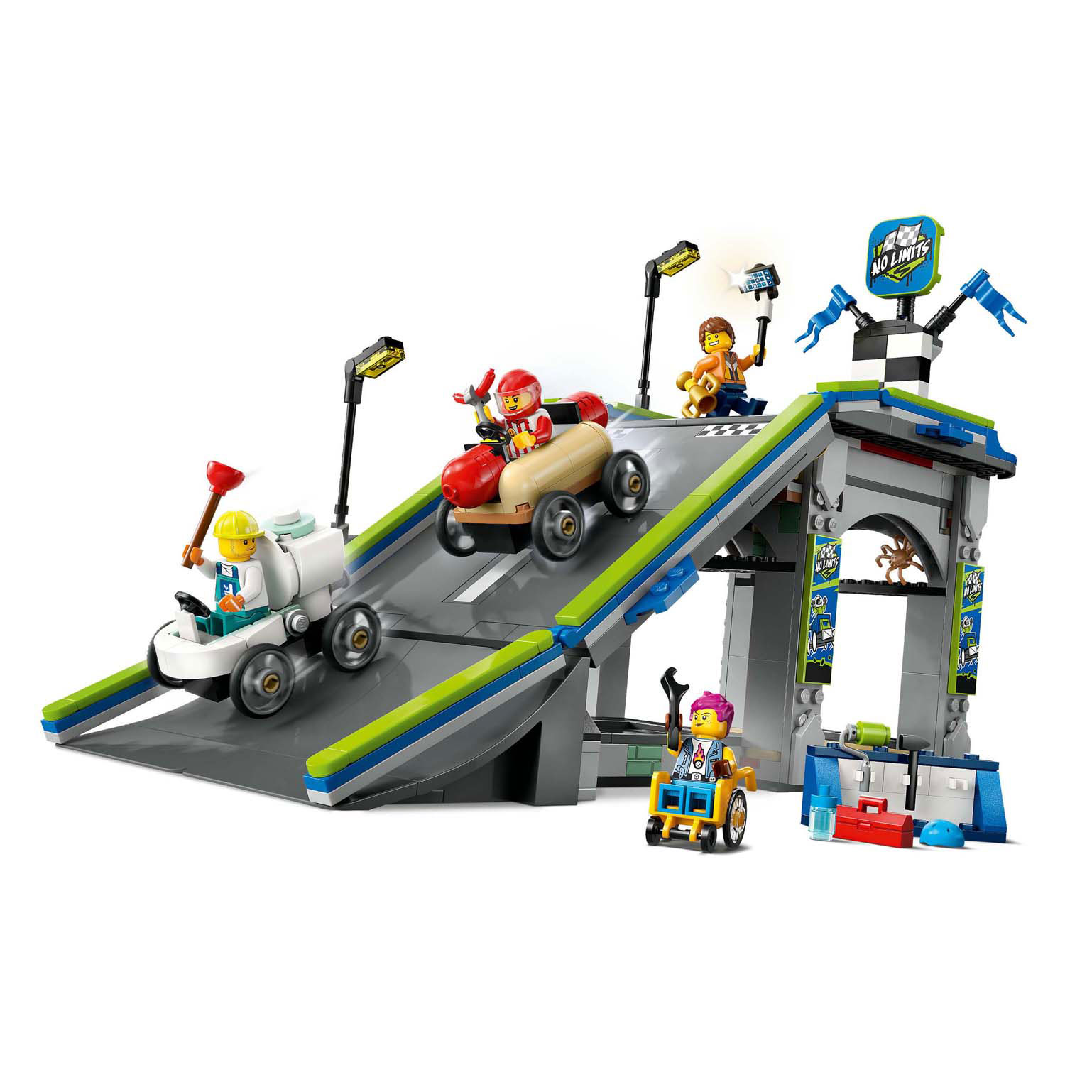 LEGO City 60460 Rampe rapide pour voitures de course