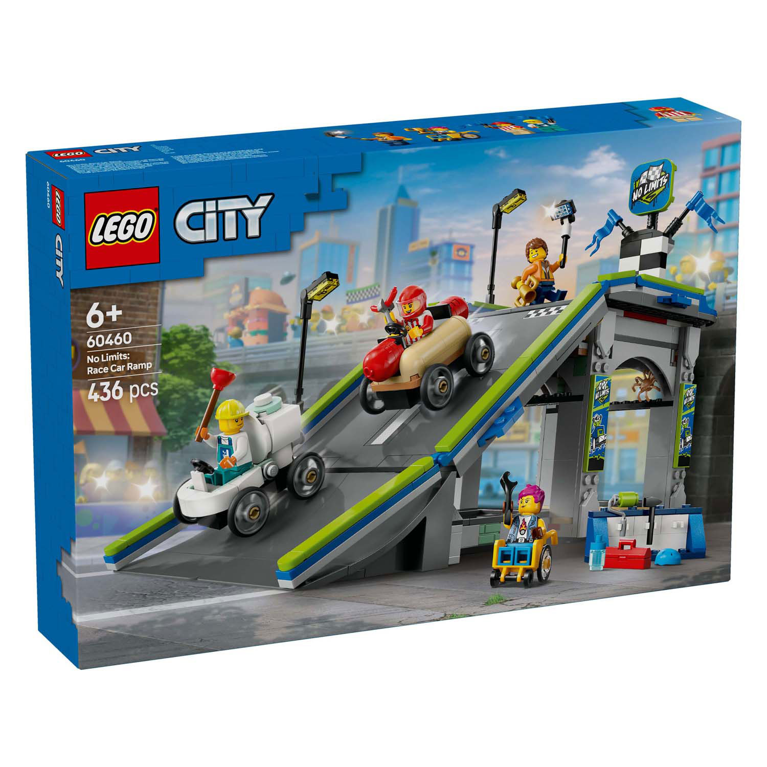 LEGO City 60460 Rampe rapide pour voitures de course