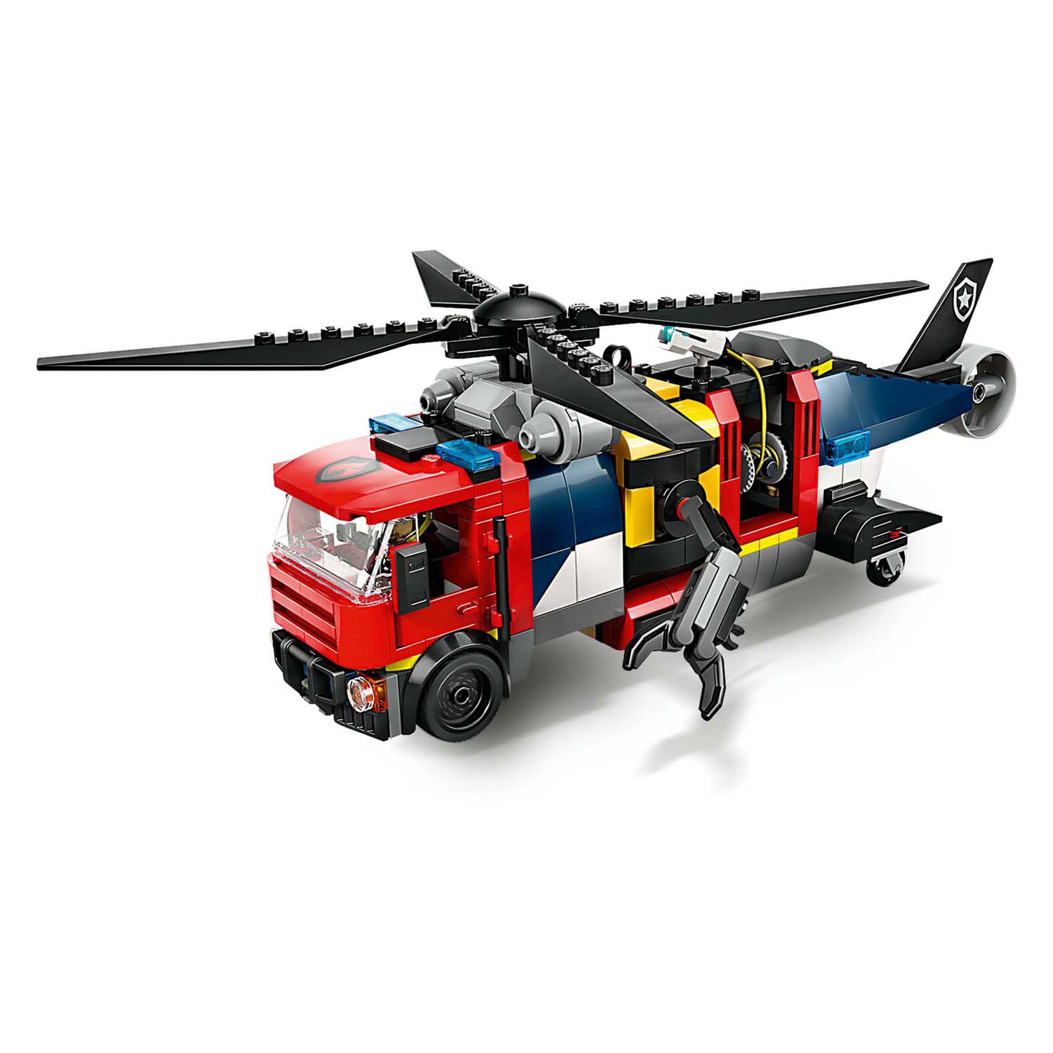 LEGO City 60462 Remix d'hélicoptère, de camion de pompiers et de sous-marin